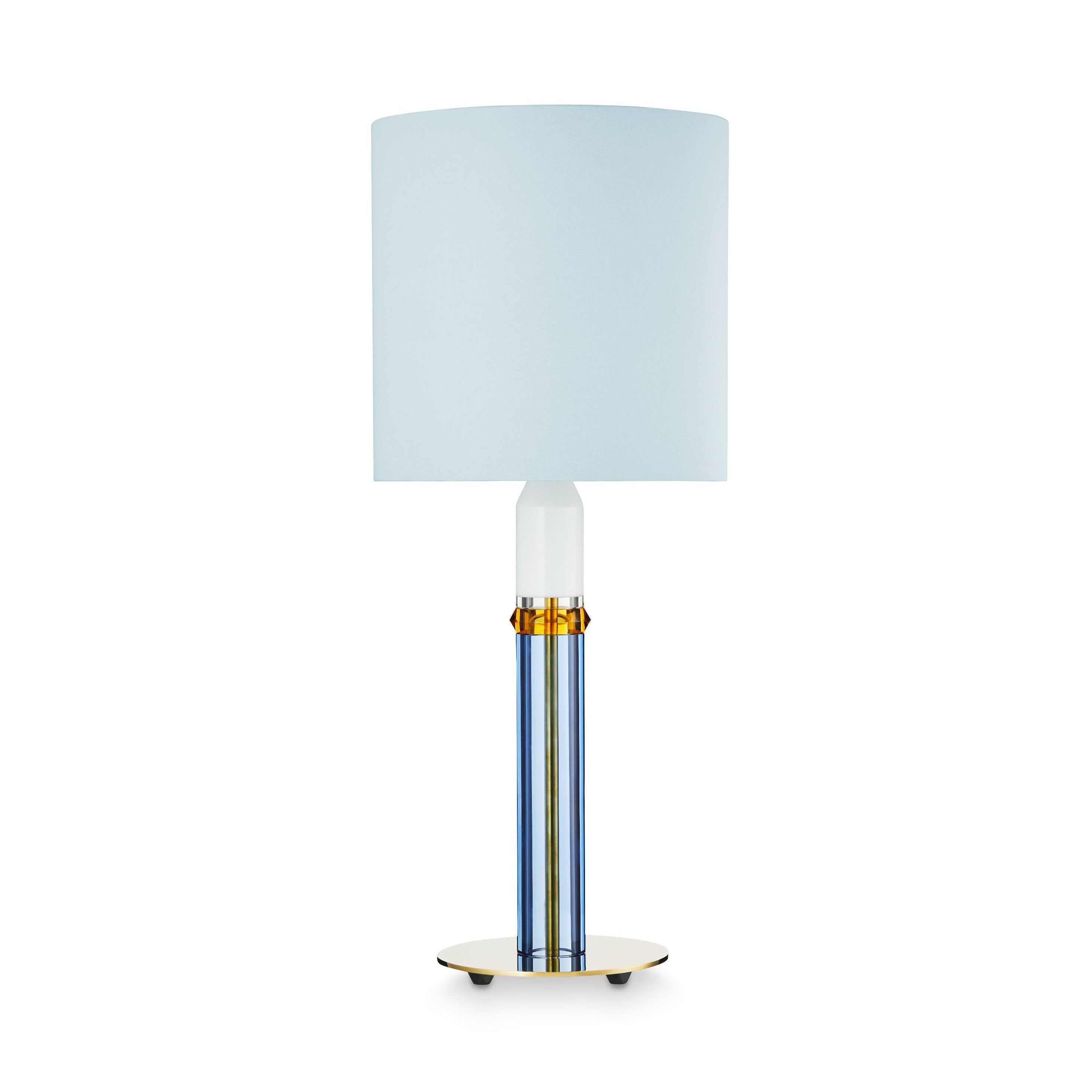 CARNIVAL NO. 1 Table Lamp in Blue with White and Amber