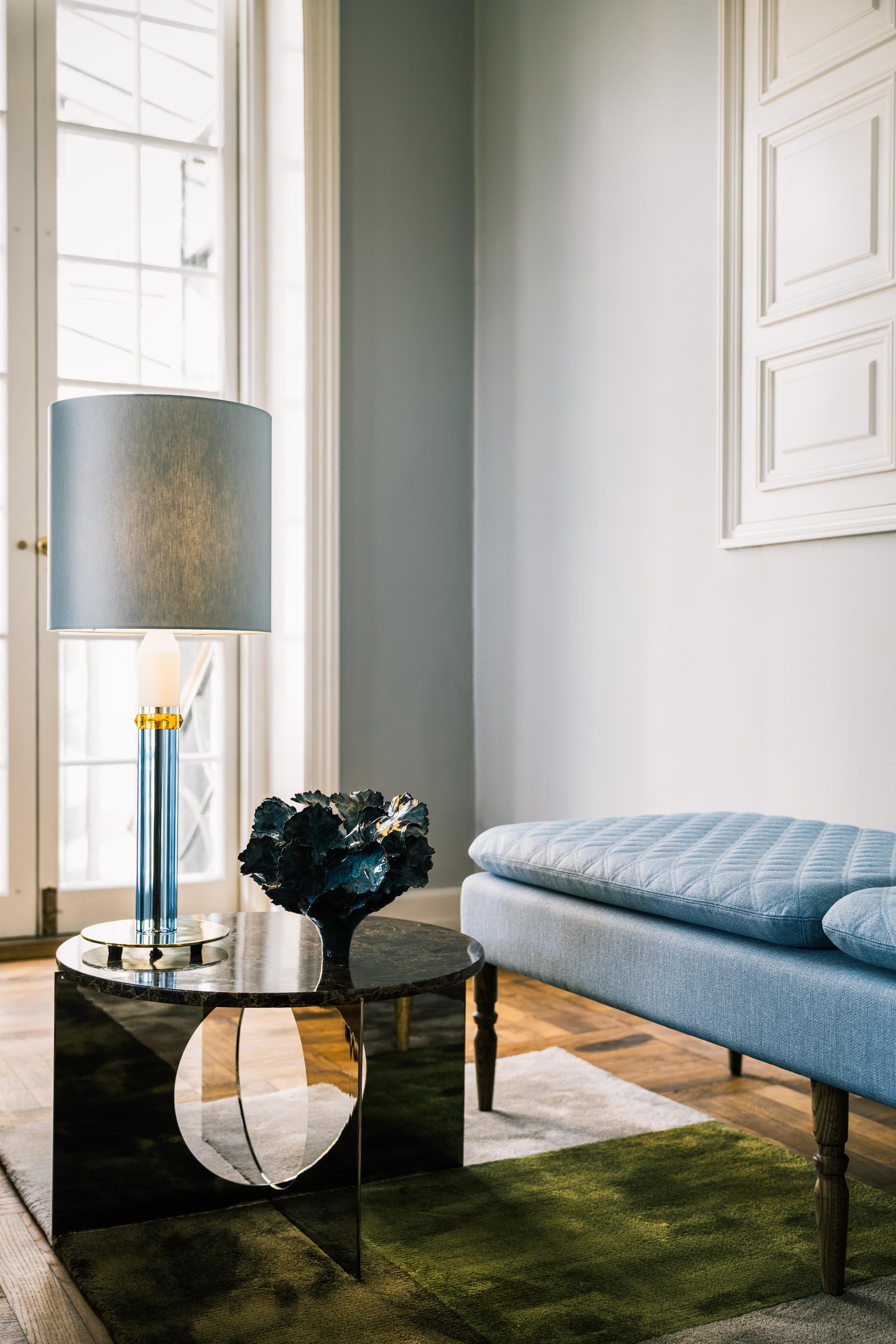 CARNIVAL NO. 1 Table Lamp in Blue with White and Amber