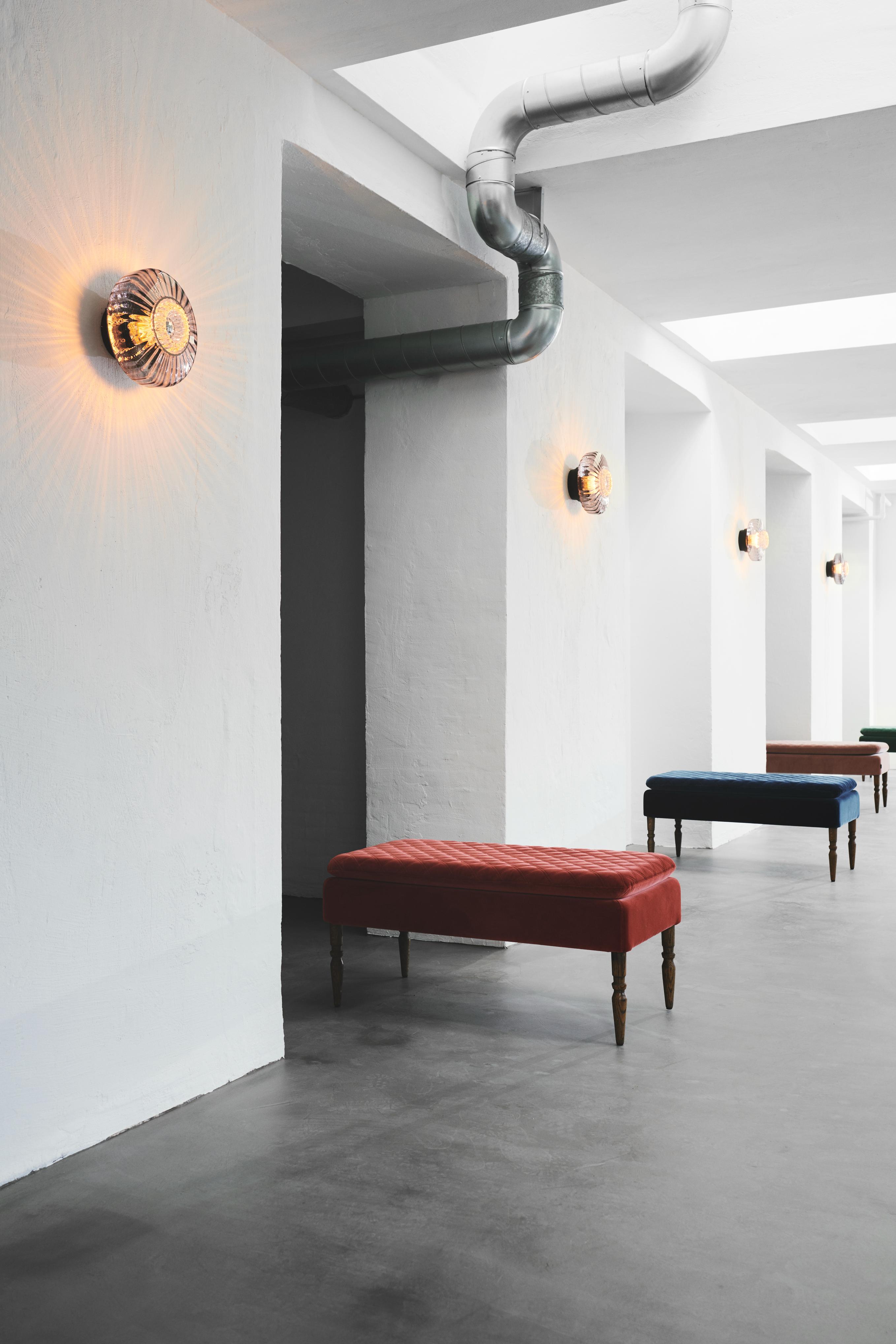 NEW WAVE OPTIC wall lamp smoky glass