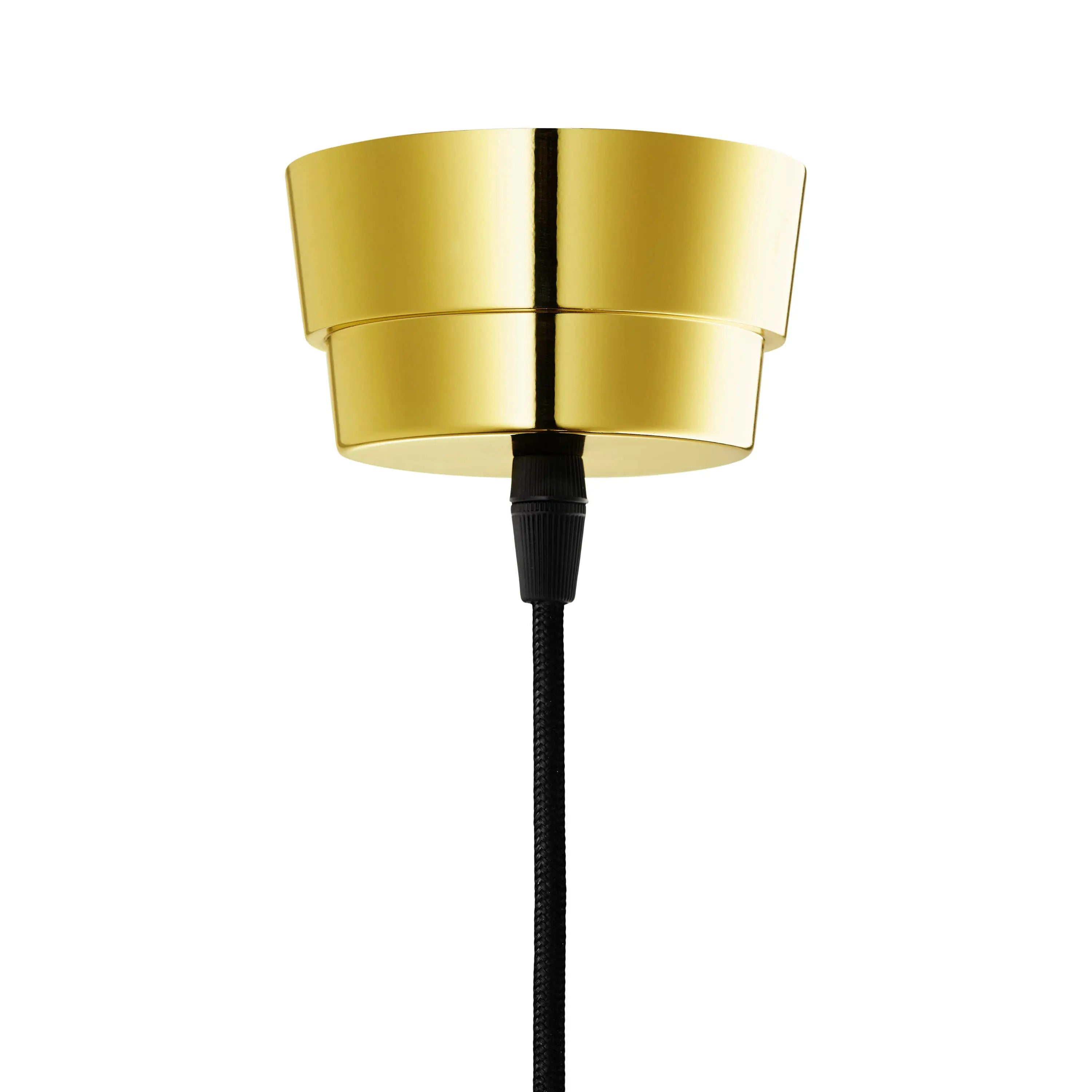 Lampa wisząca NEW WAVE OPTIC różowe szkło ze złotym wykończeniem, marka Design By Us