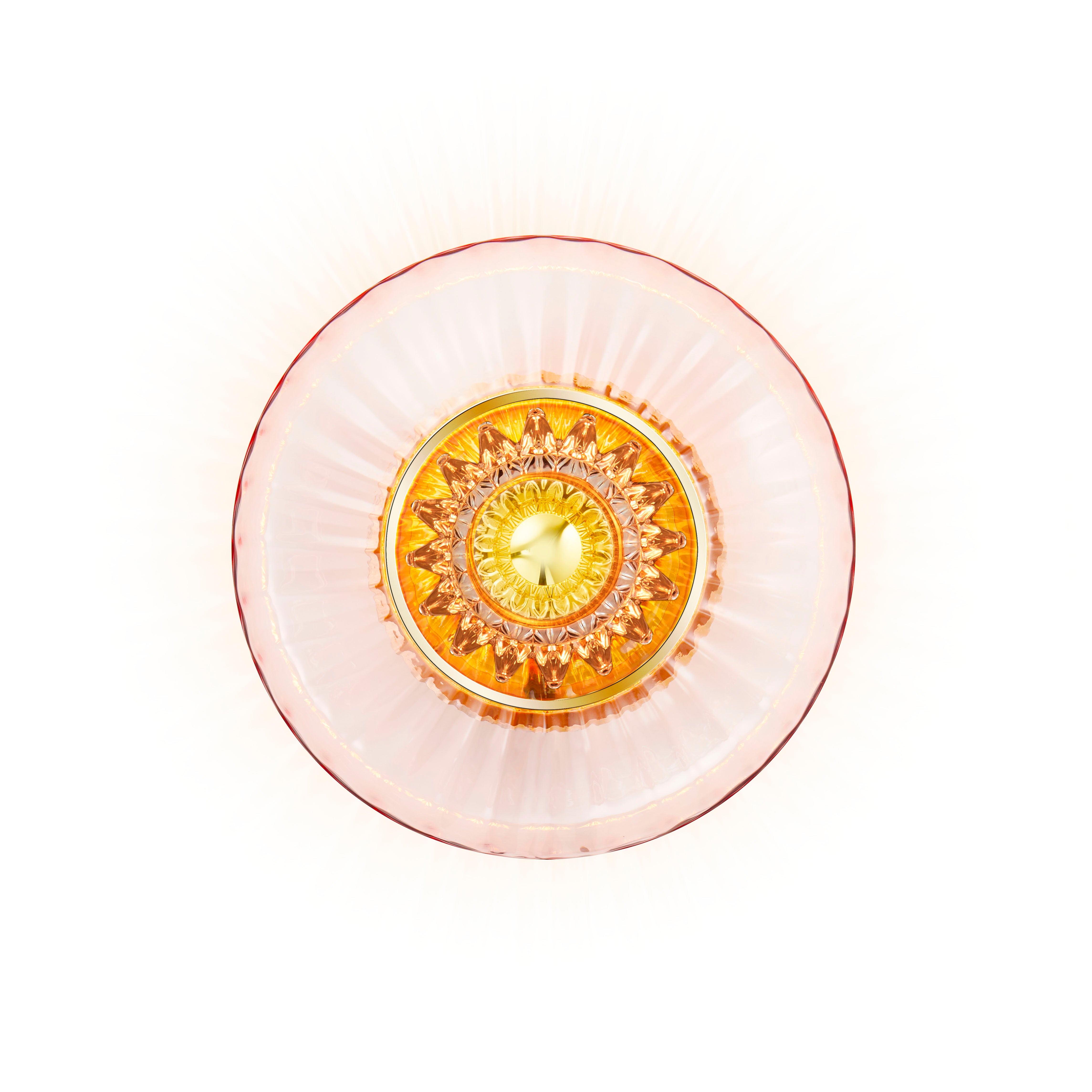 NEW WAVE OPTIC wall lamp pink glass