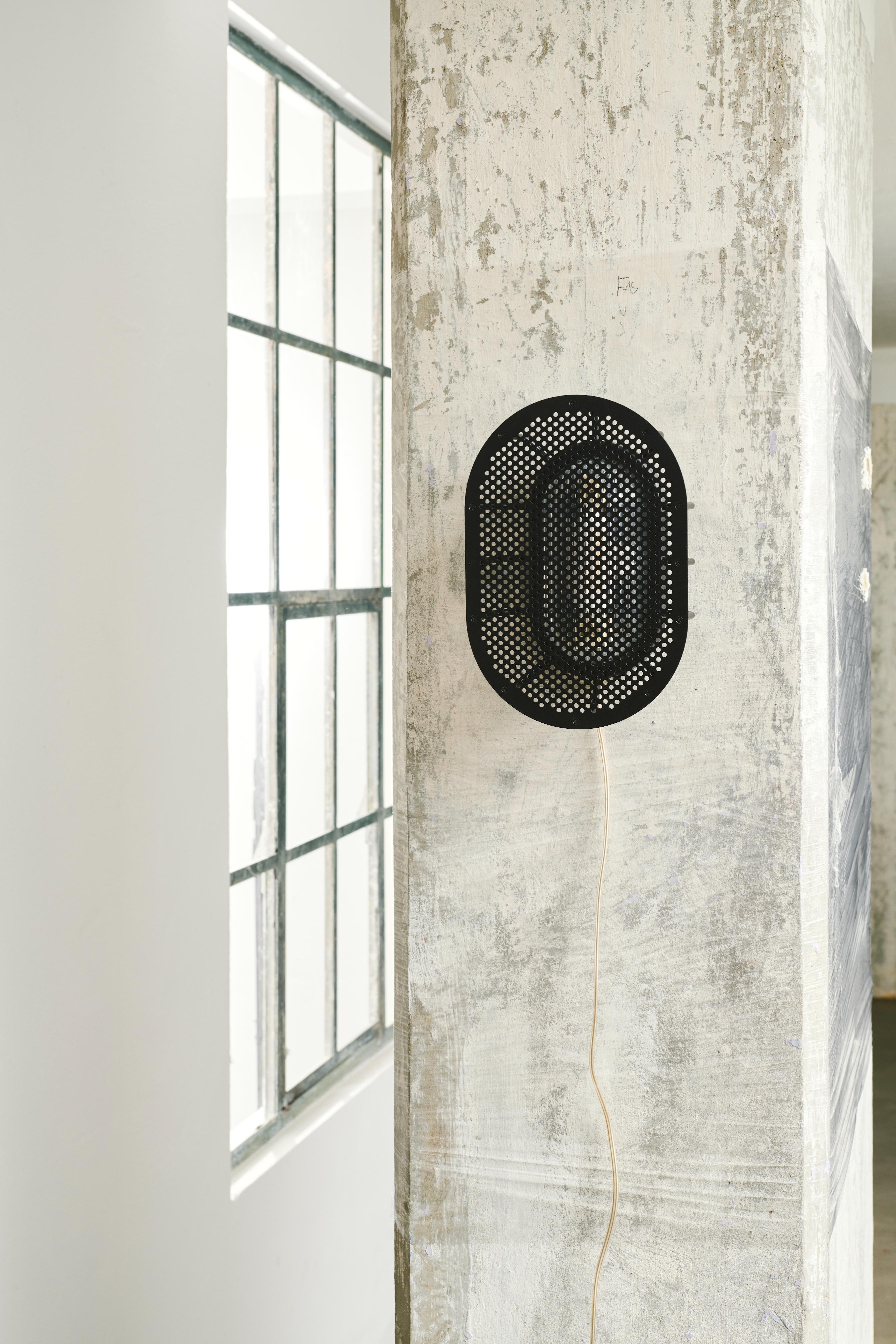 NIGHT RIDER black outdoor wall lamp