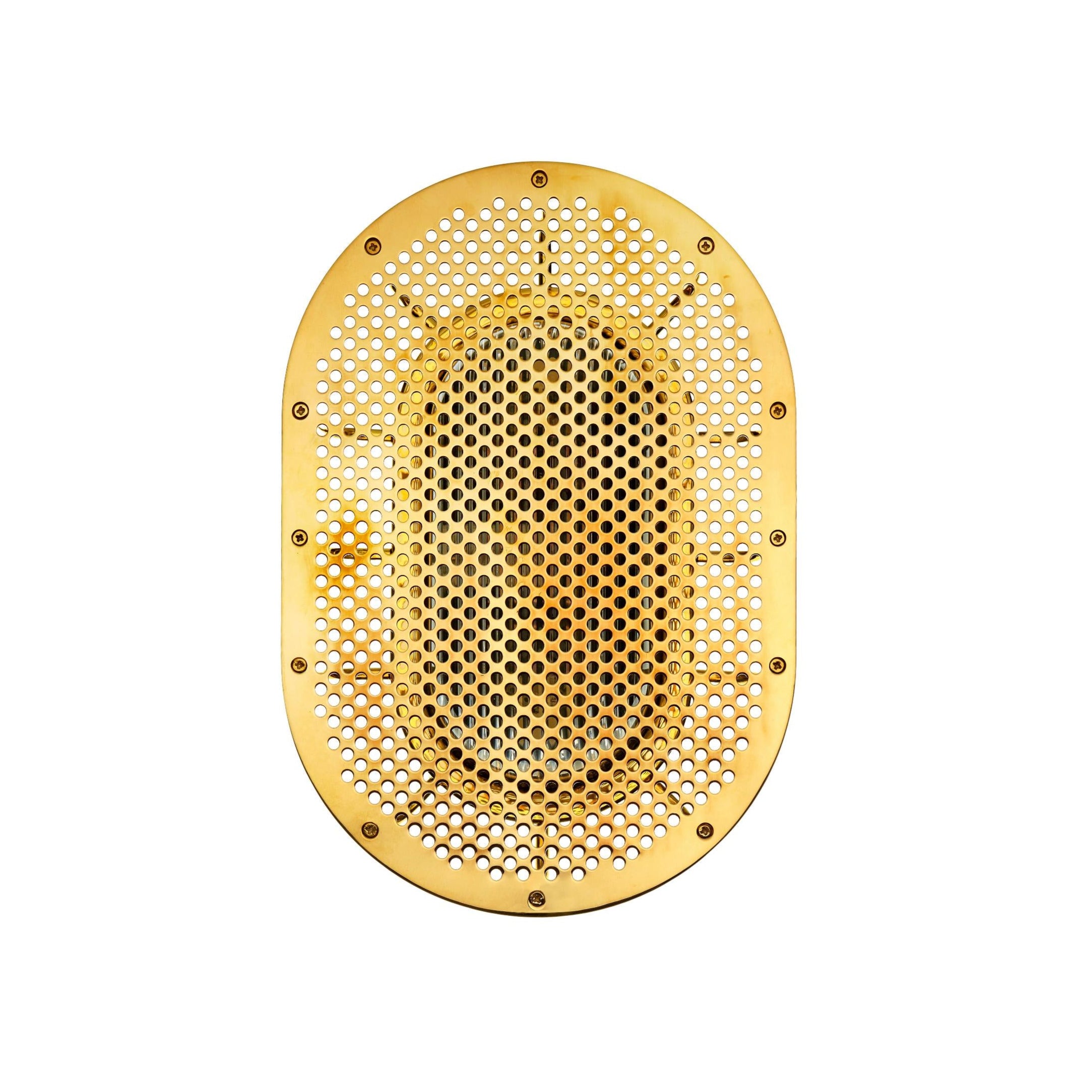 Outdoor Wall Light NIGHT RIDER raw brass