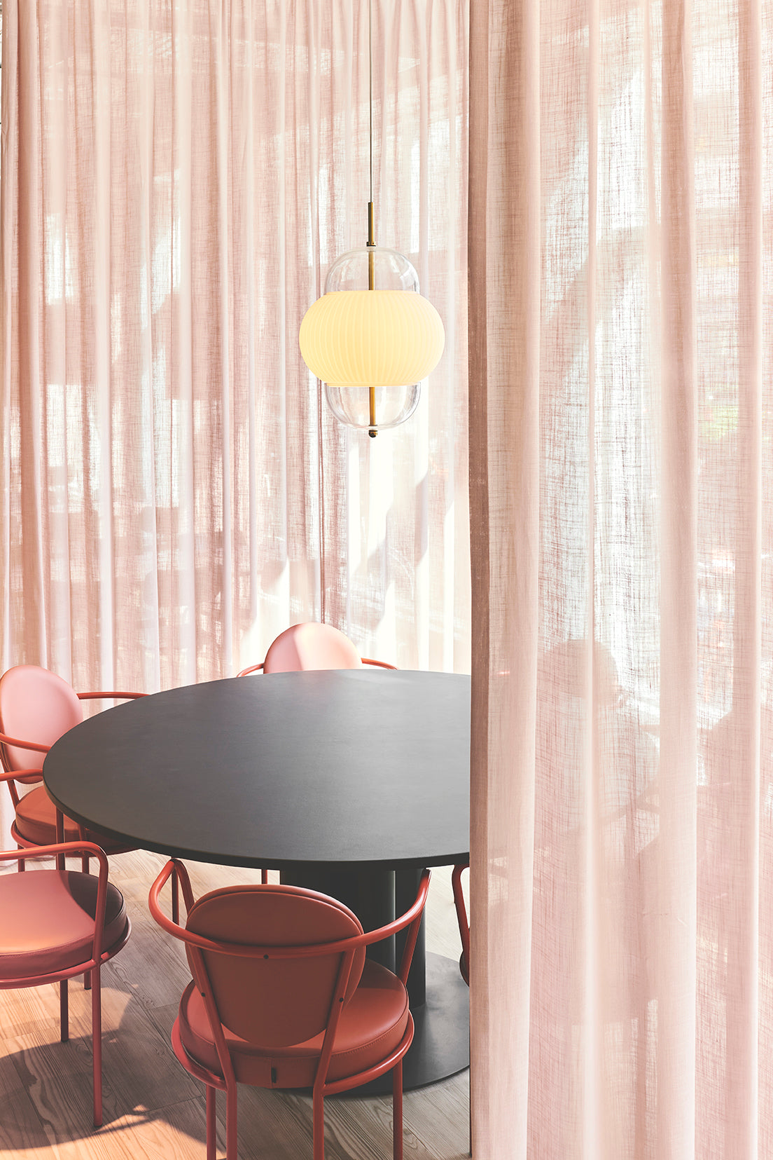 Pendelleuchte SHAHIN weiß mit Gold