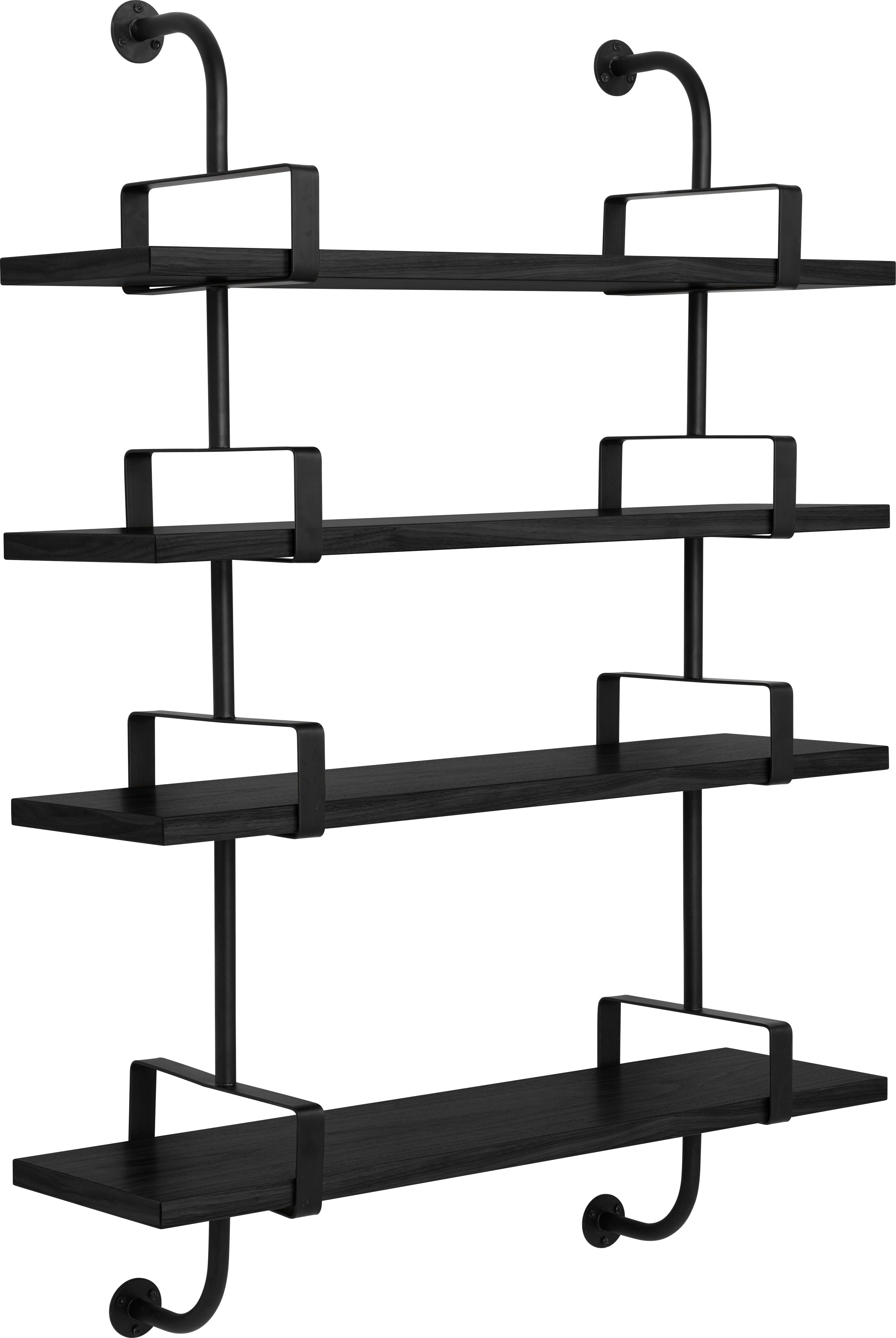 DÉMON plank zwart essenhout