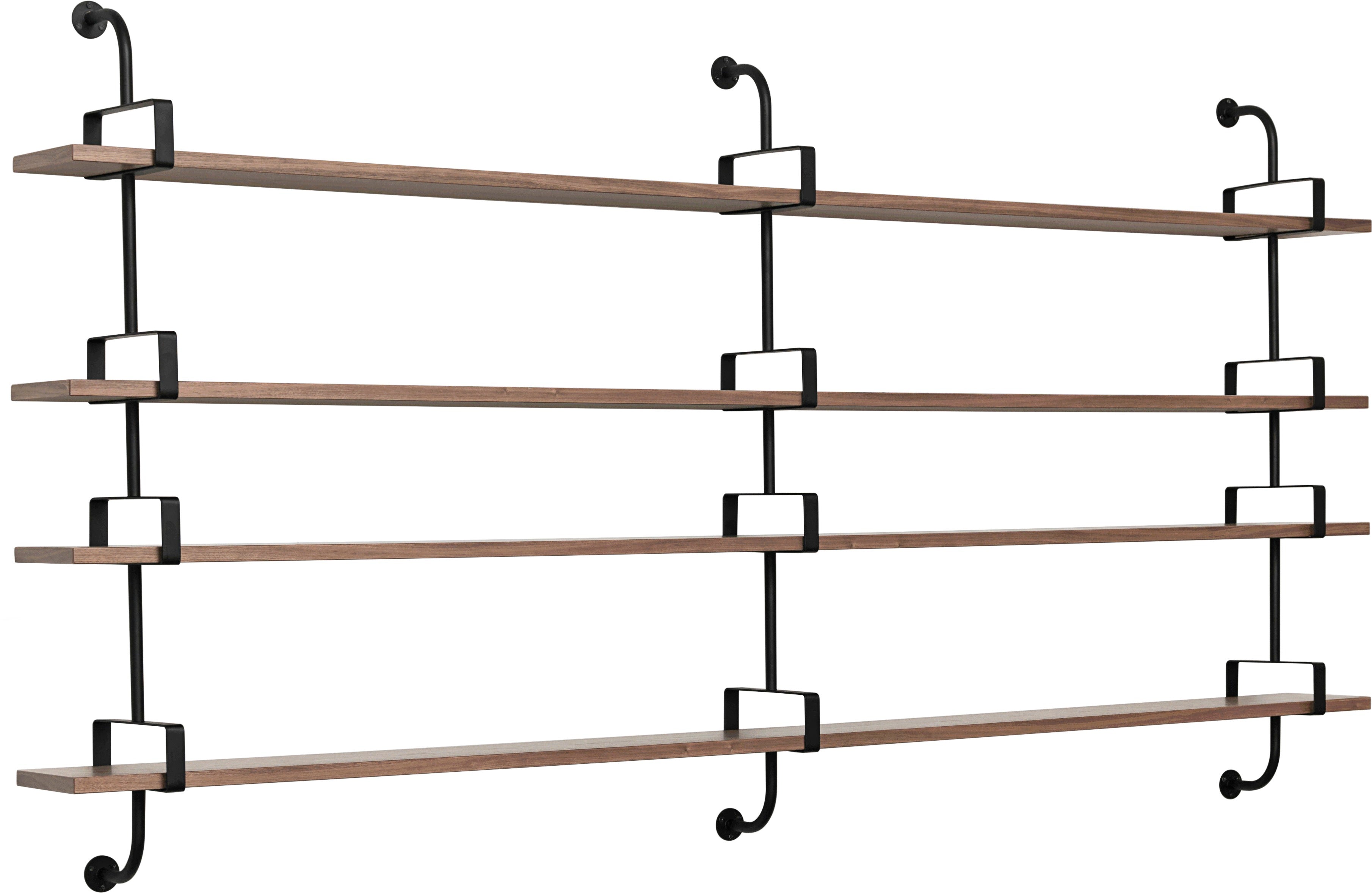 Double Shelf DÉMON walnut wood