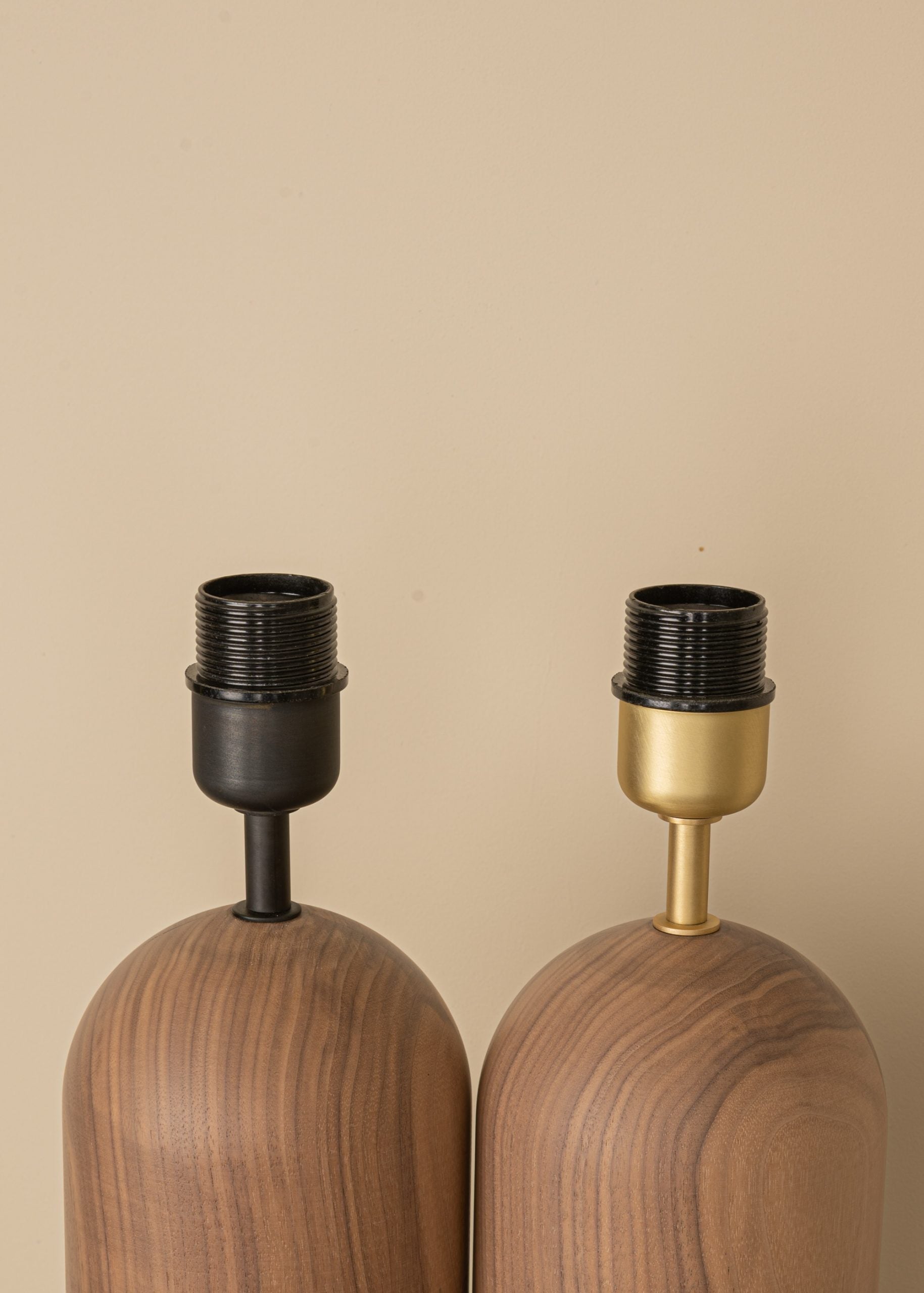 PURA KELO DOUBLE Table Lamp Walnut Wood