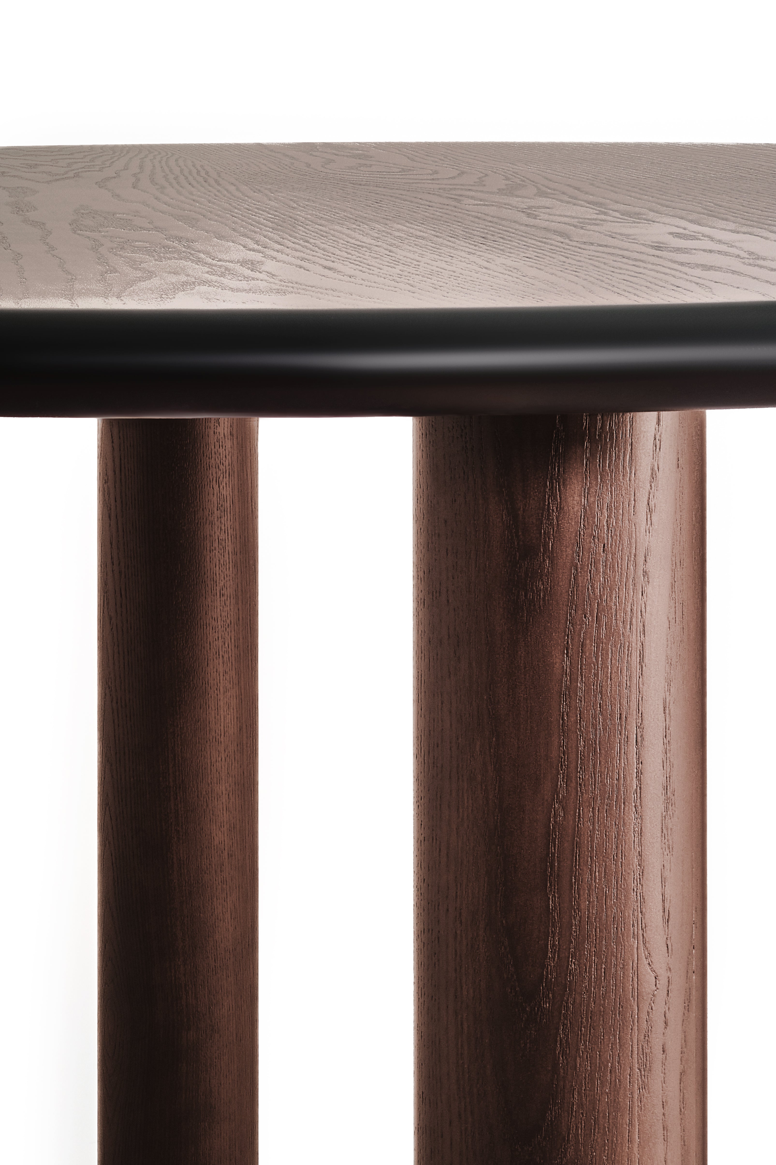 Oval Table PAUL Brown Ash Wood