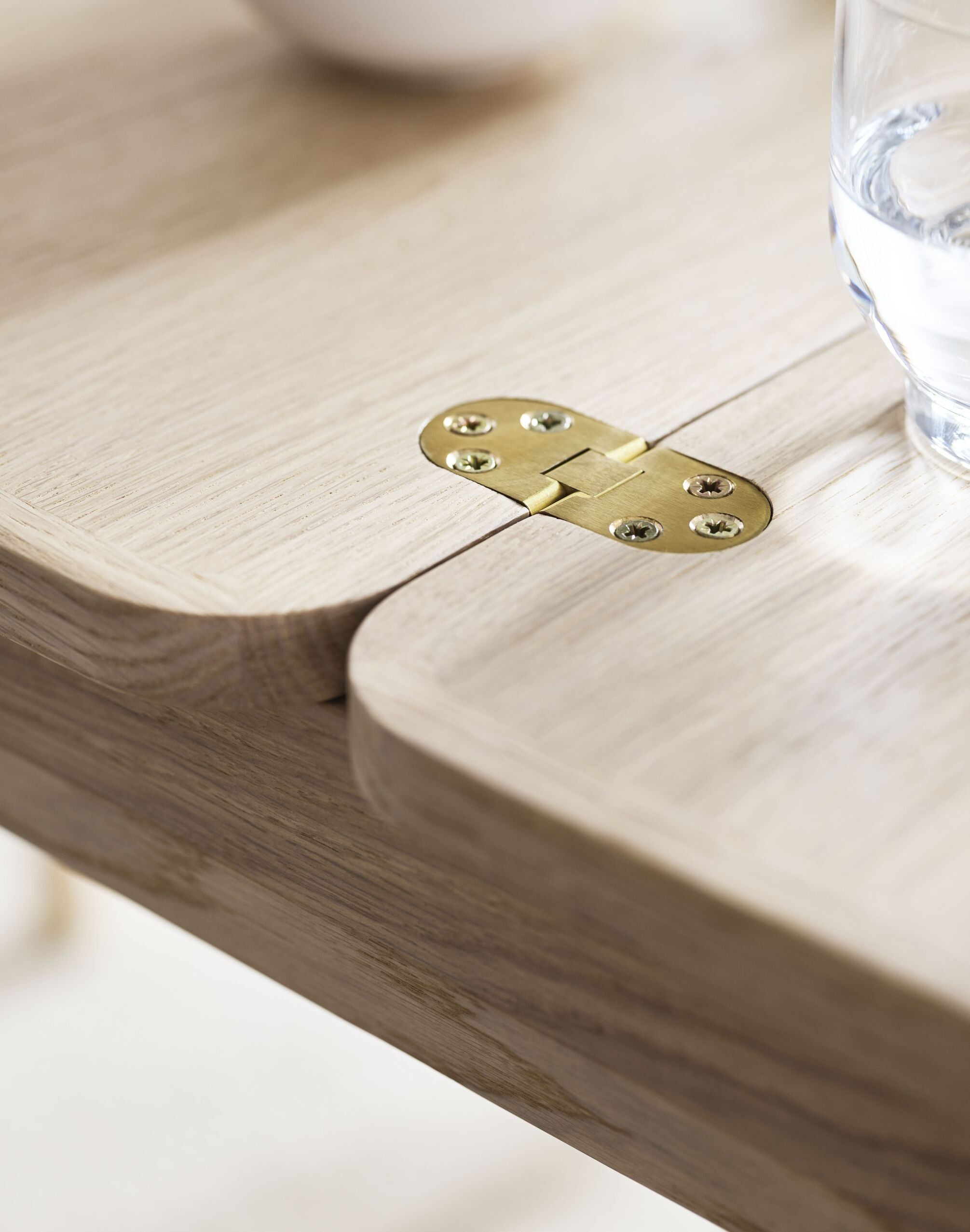 Tafel DOUBLEUP gebleekt eikenhout