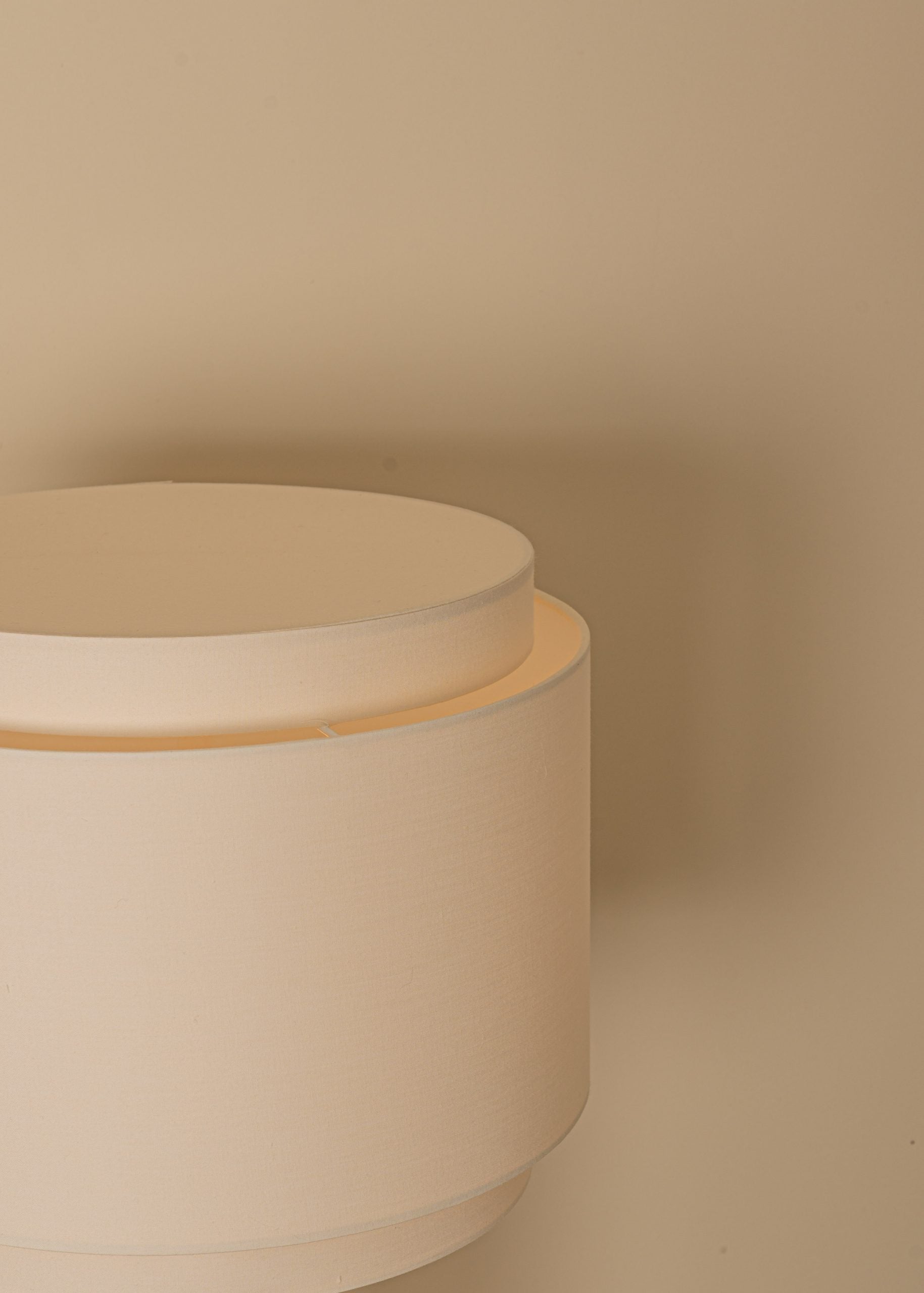 Tischlampe PURA KELO DOUBLE dunkelbeige Alabaster