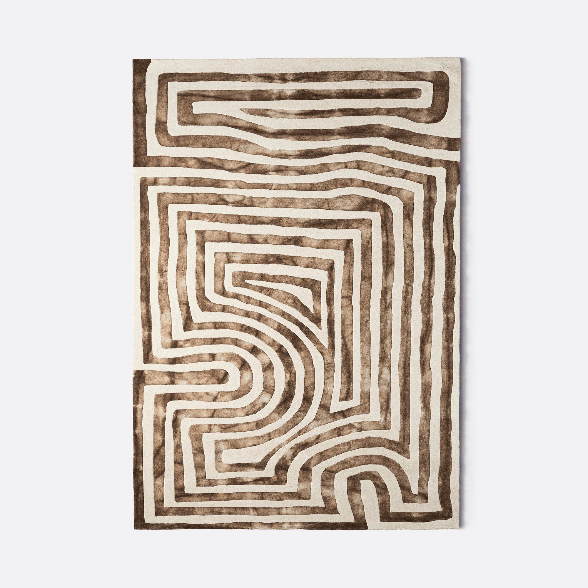 Teppich PSYCHEDELIC LABYRINTH beige