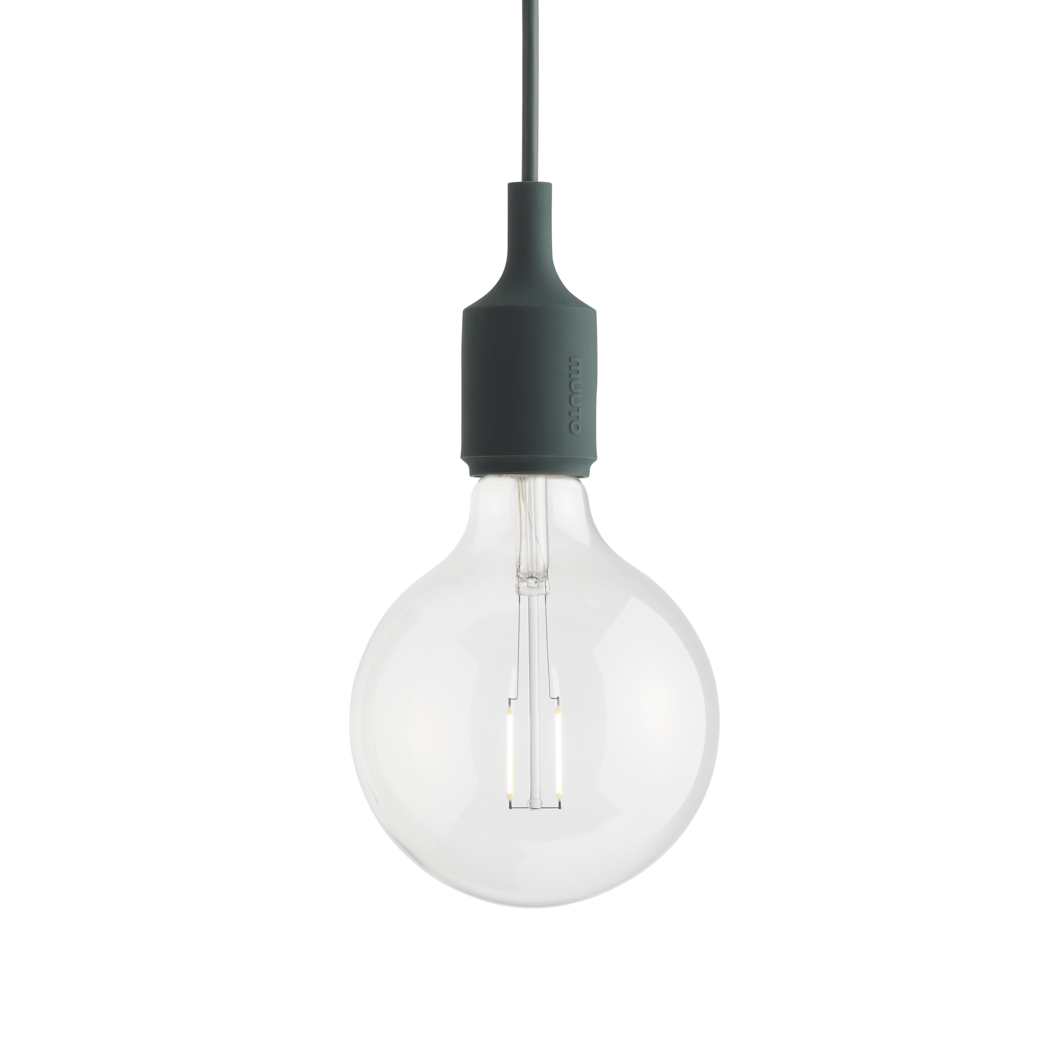 Hanglamp E27 donkergroen