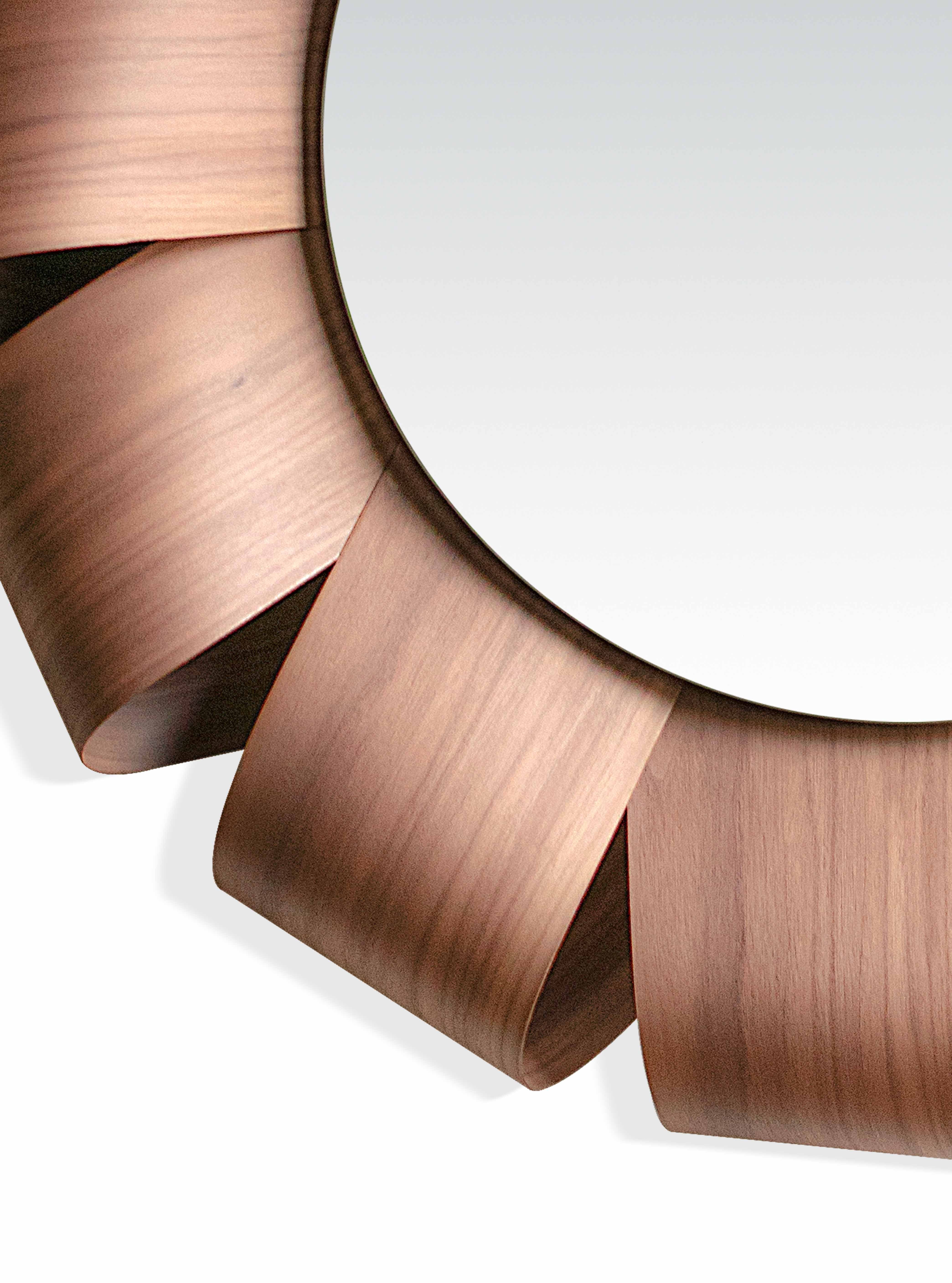 Lustro BRISA notenhout