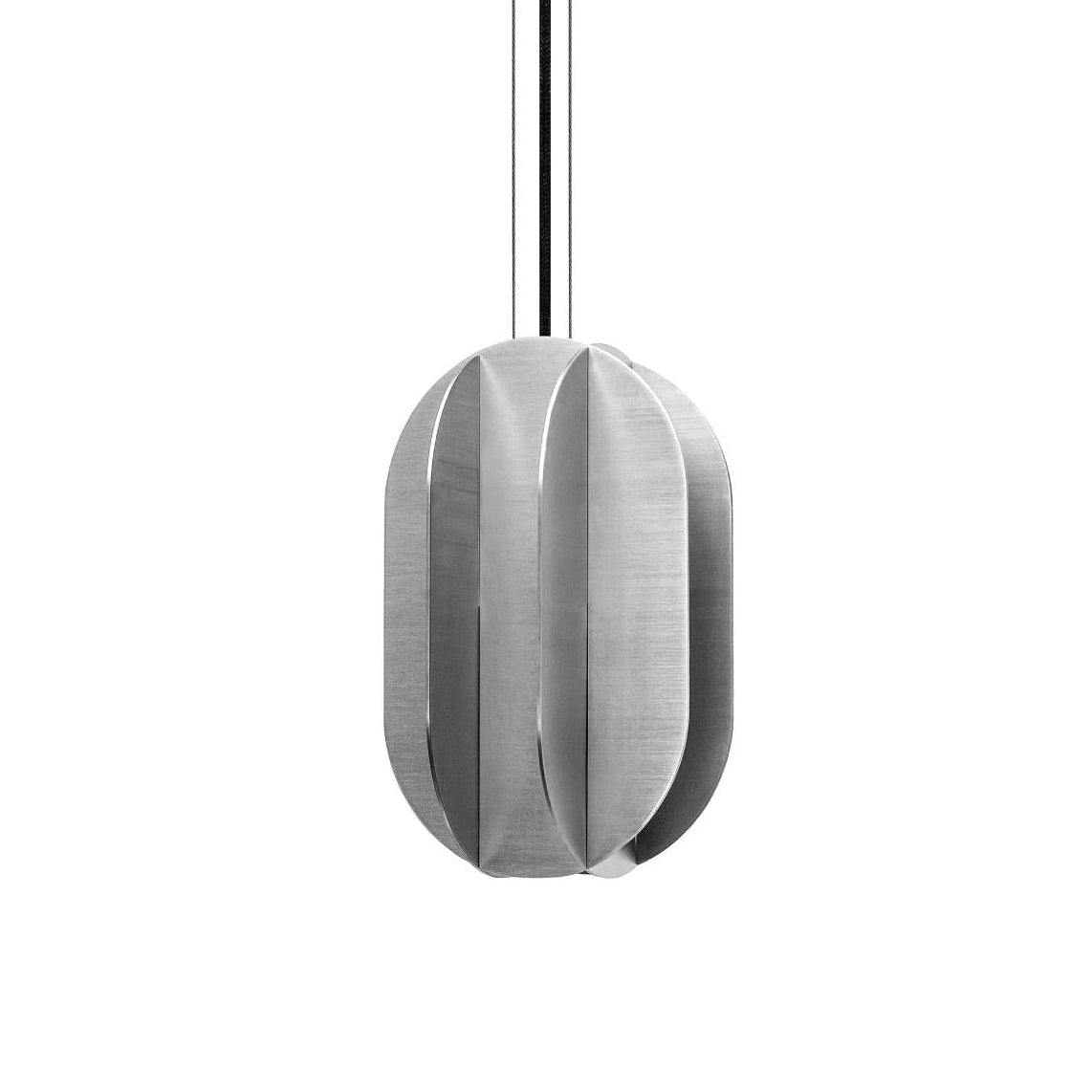 Lampa wisząca owalna EL stal – Noom