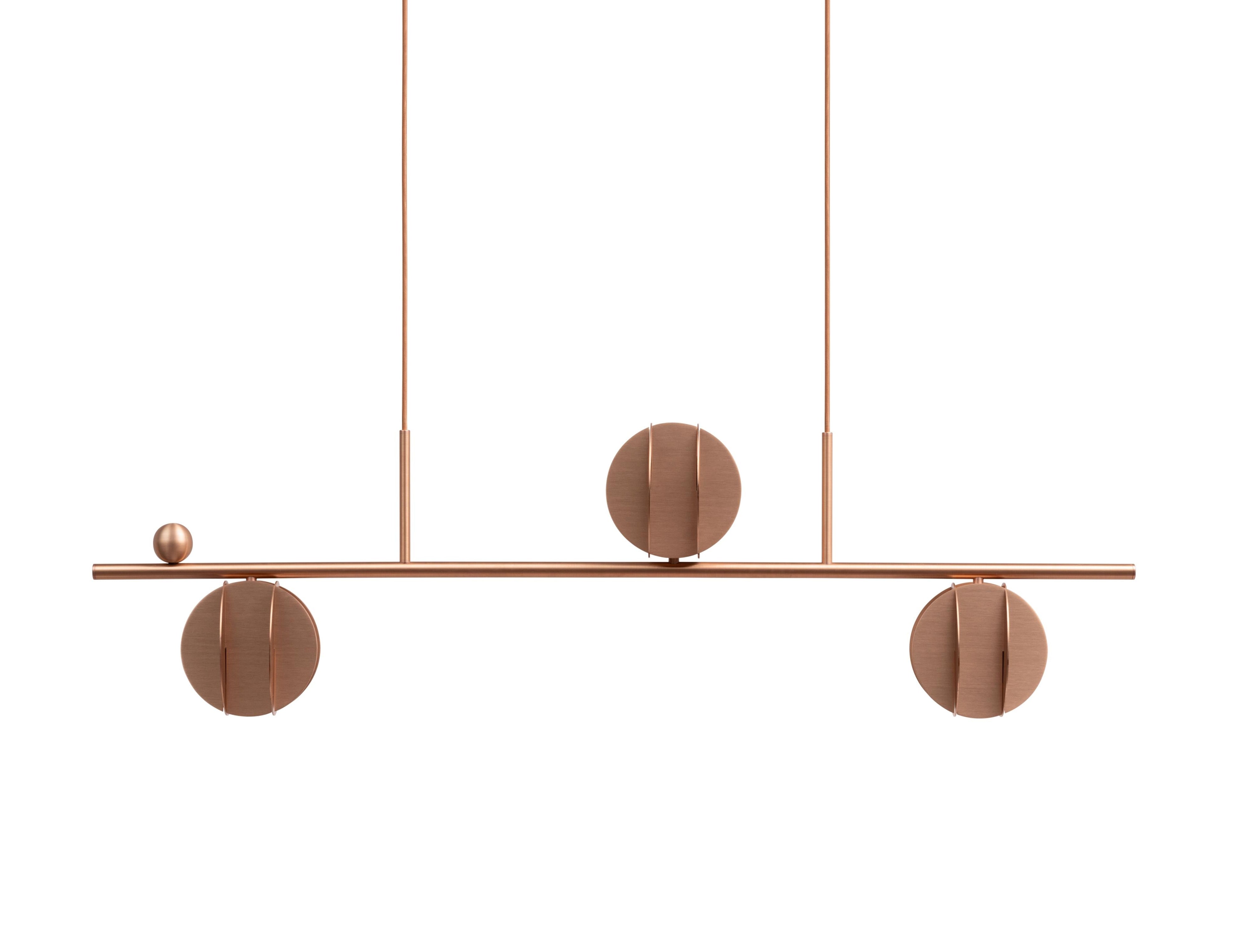 Pendelleuchte EL HORIZONTAL Kupfer