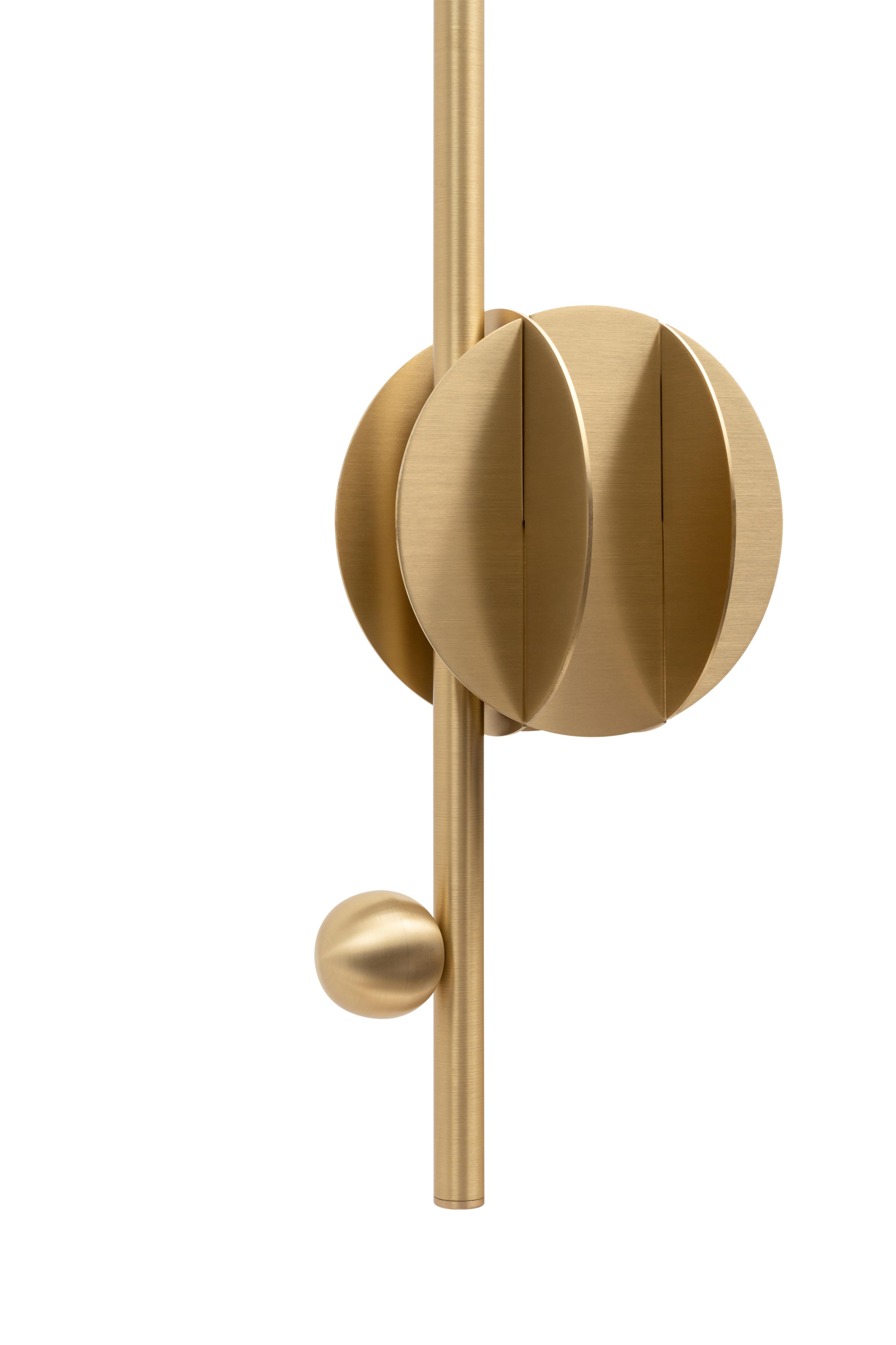 Hanging Lamp EL VERTICAL Brass