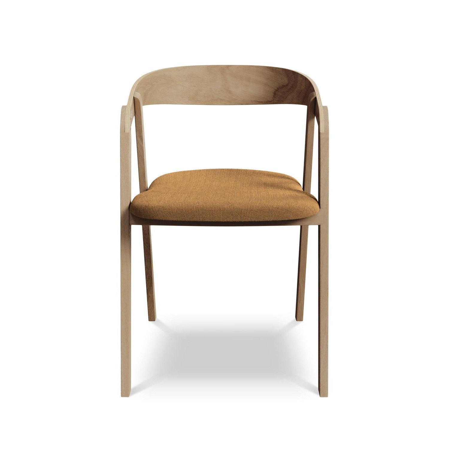 ERIKA Chair in Terracotta with Beech Base