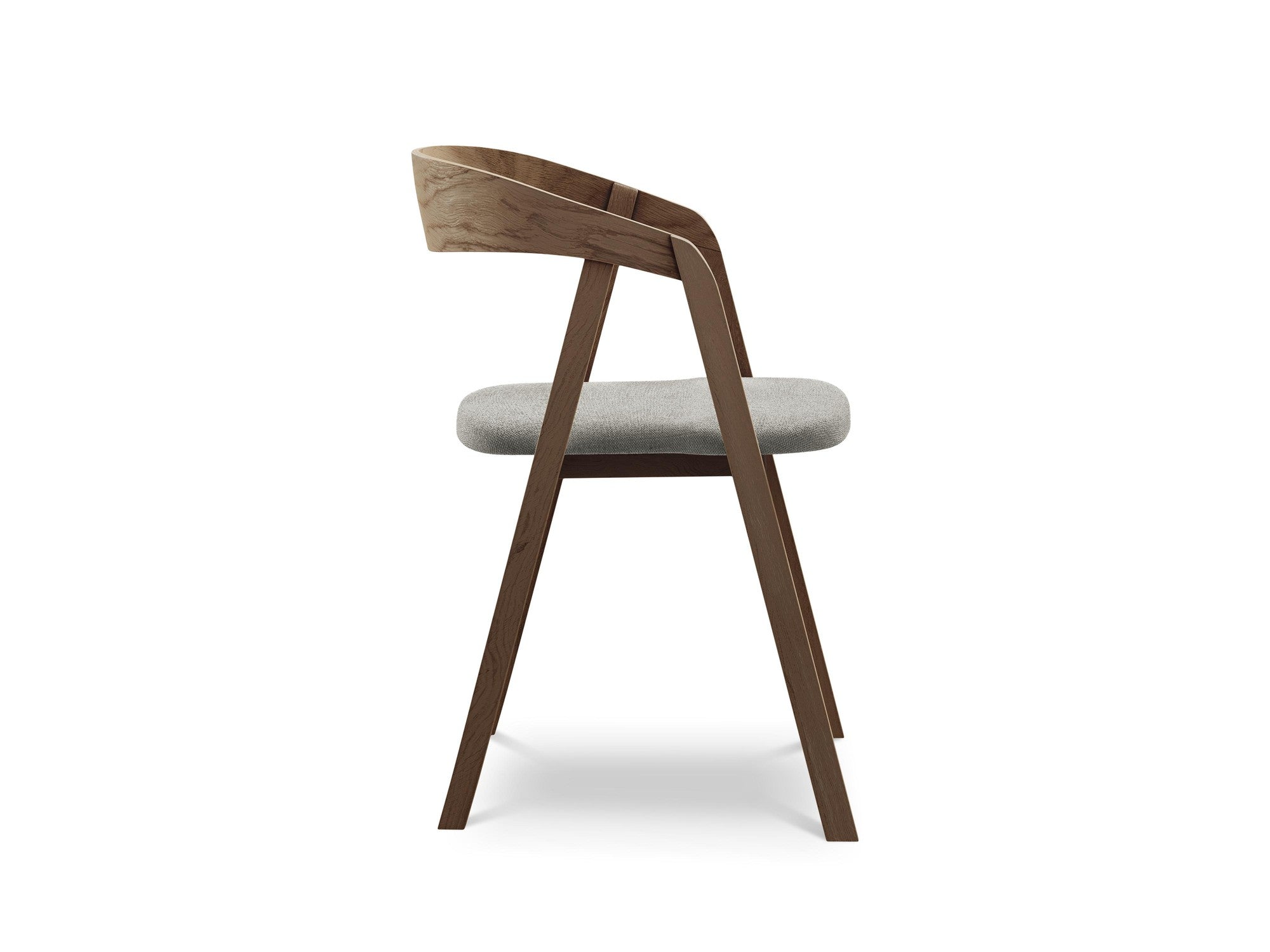 ERIKA Chair Light Gray with Beech Base
