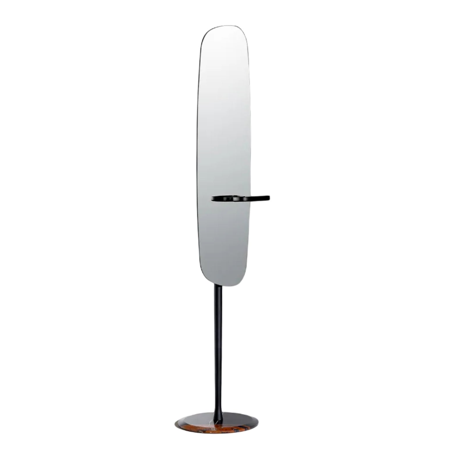 Floor Mirror PIE Wood with Marble