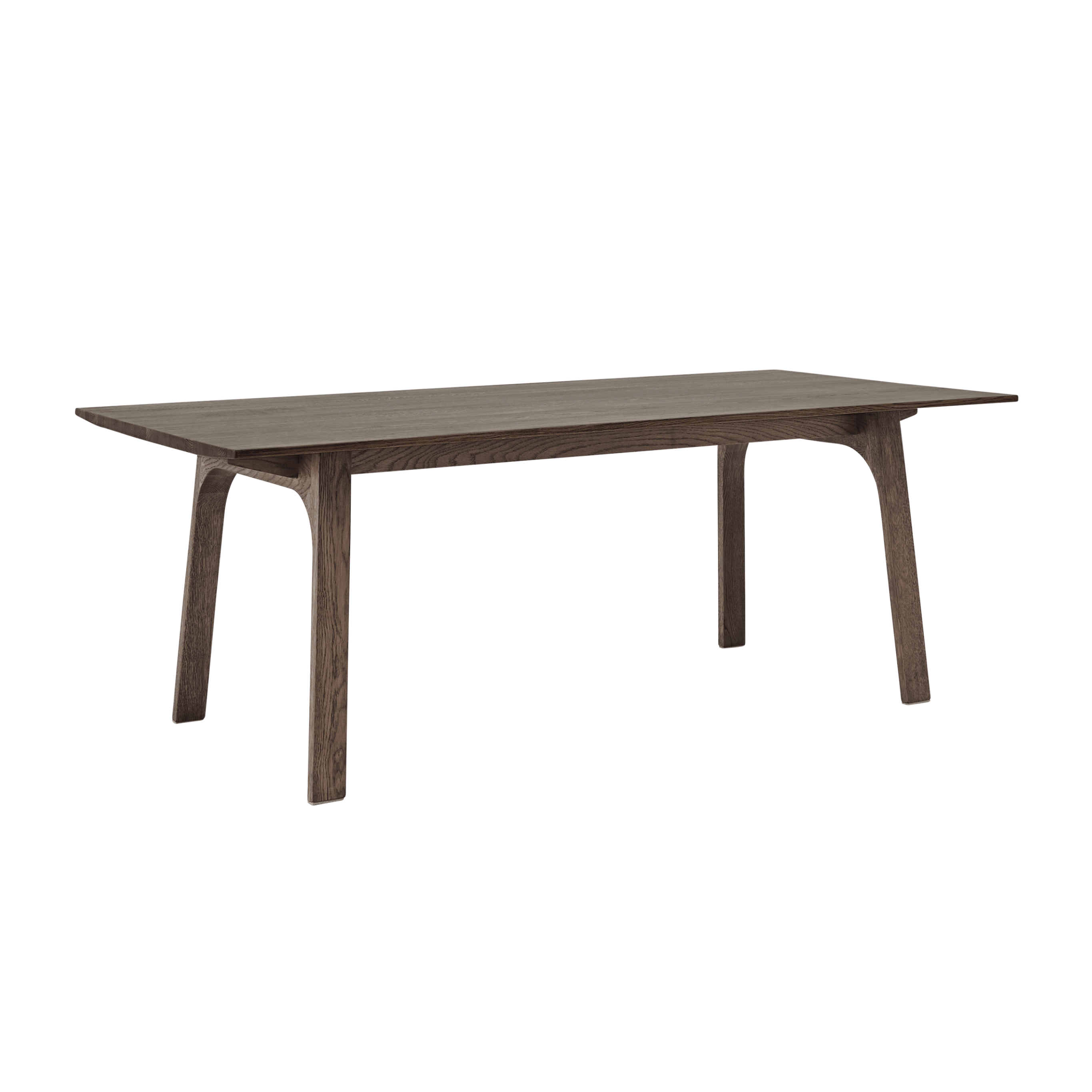Uitschuifbare tafel EARNEST donkergeolied eiken