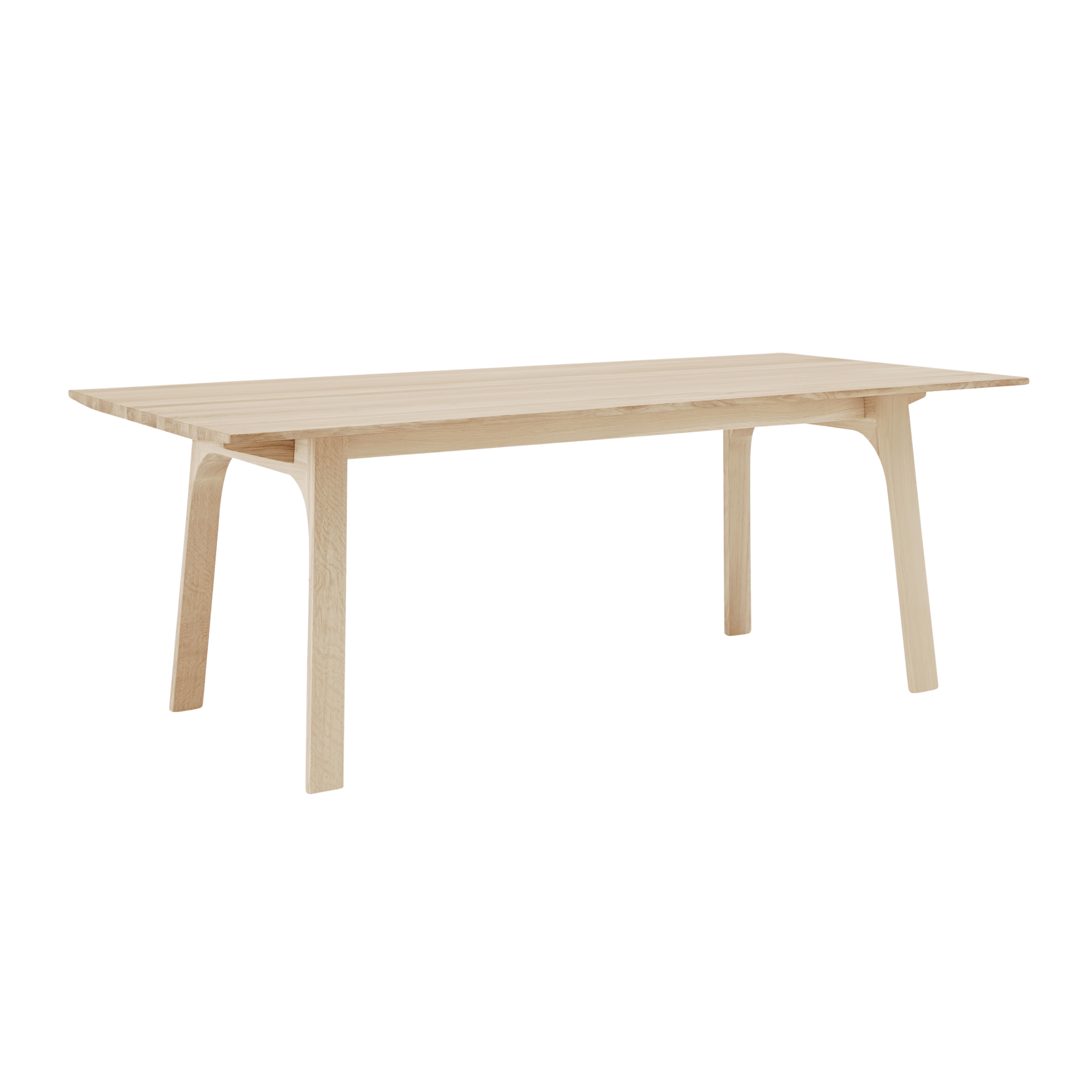 Uitschuifbare tafel EARNEST eiken olie behandeld