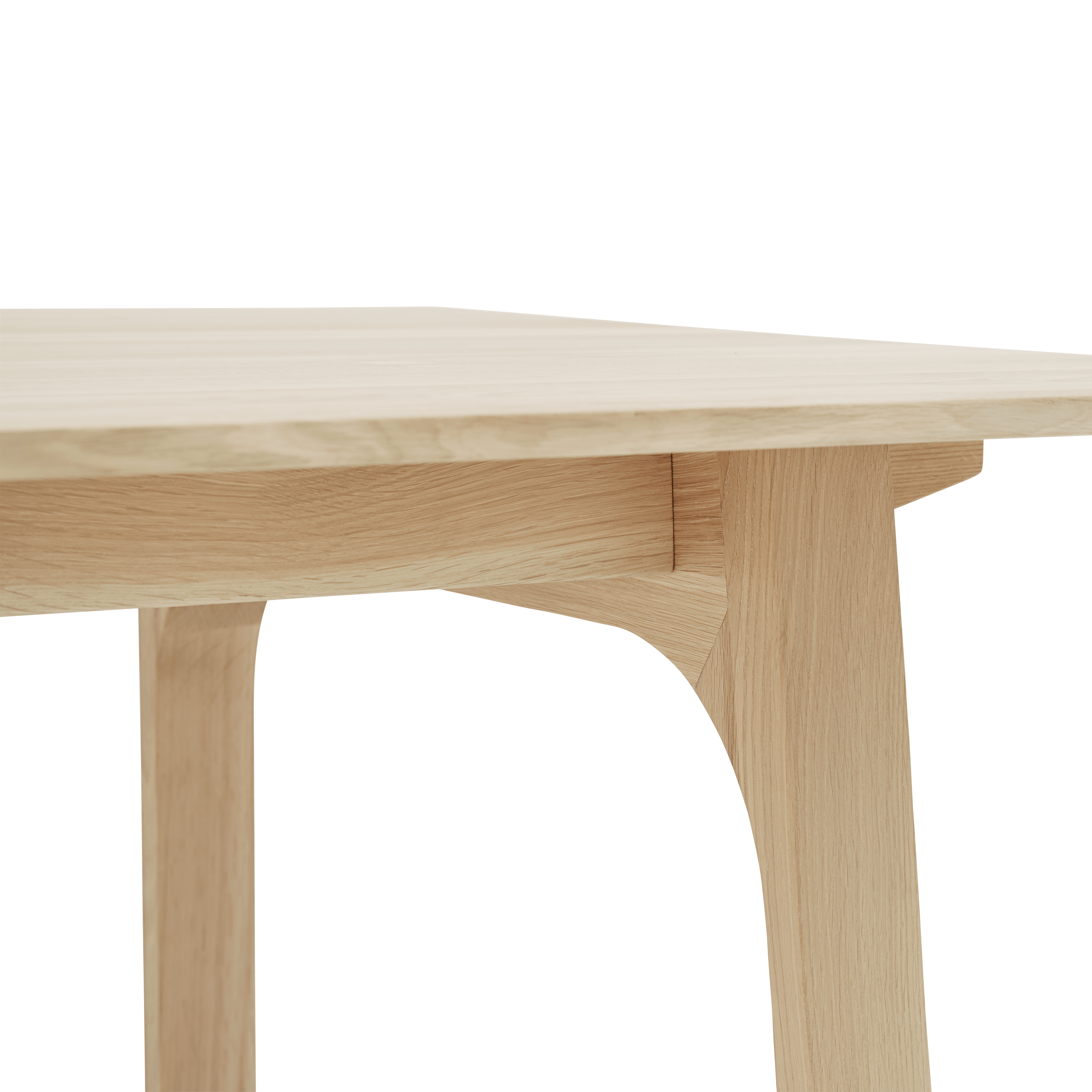 Uitschuifbare tafel EARNEST eiken olie behandeld