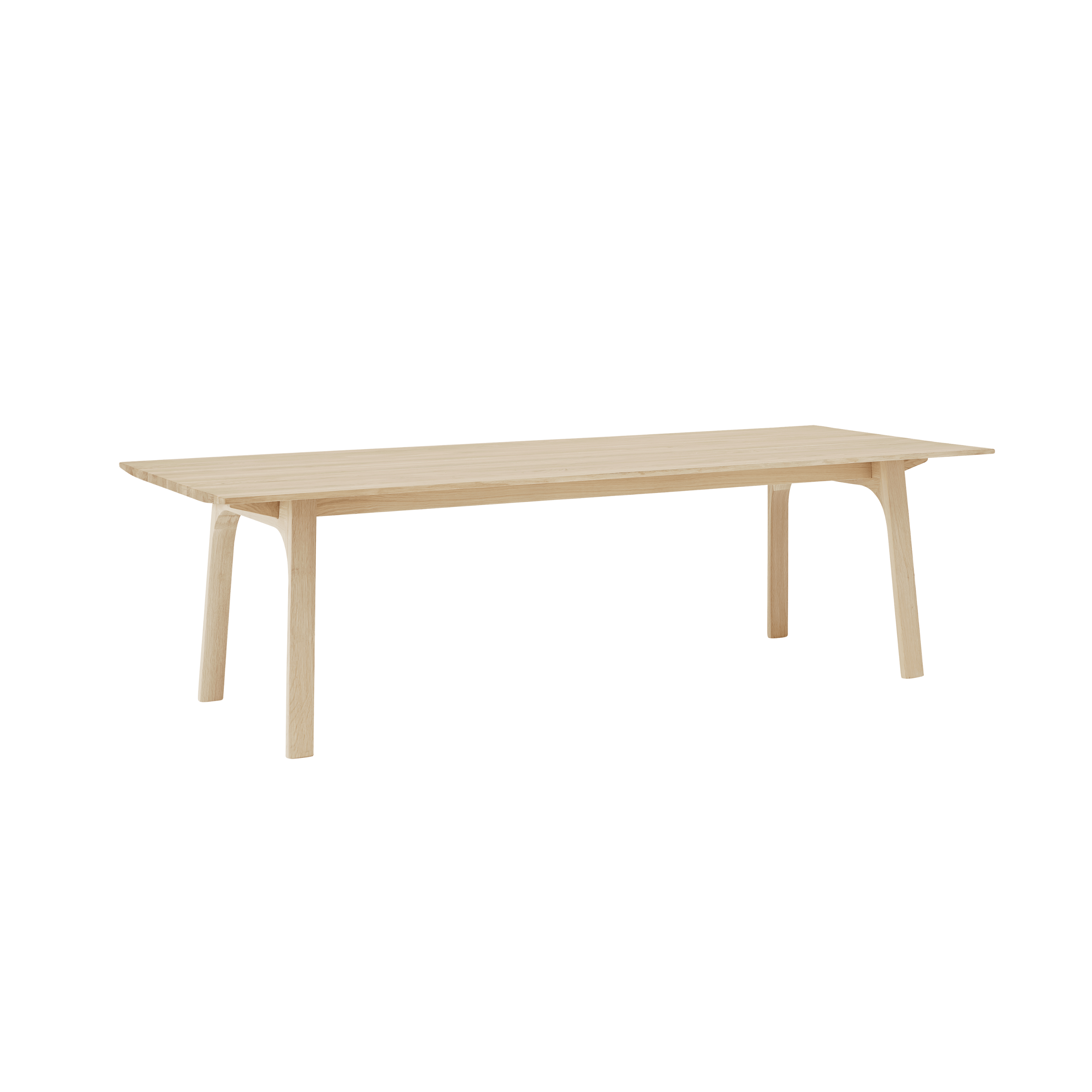Uitschuifbare tafel EARNEST eiken olie behandeld