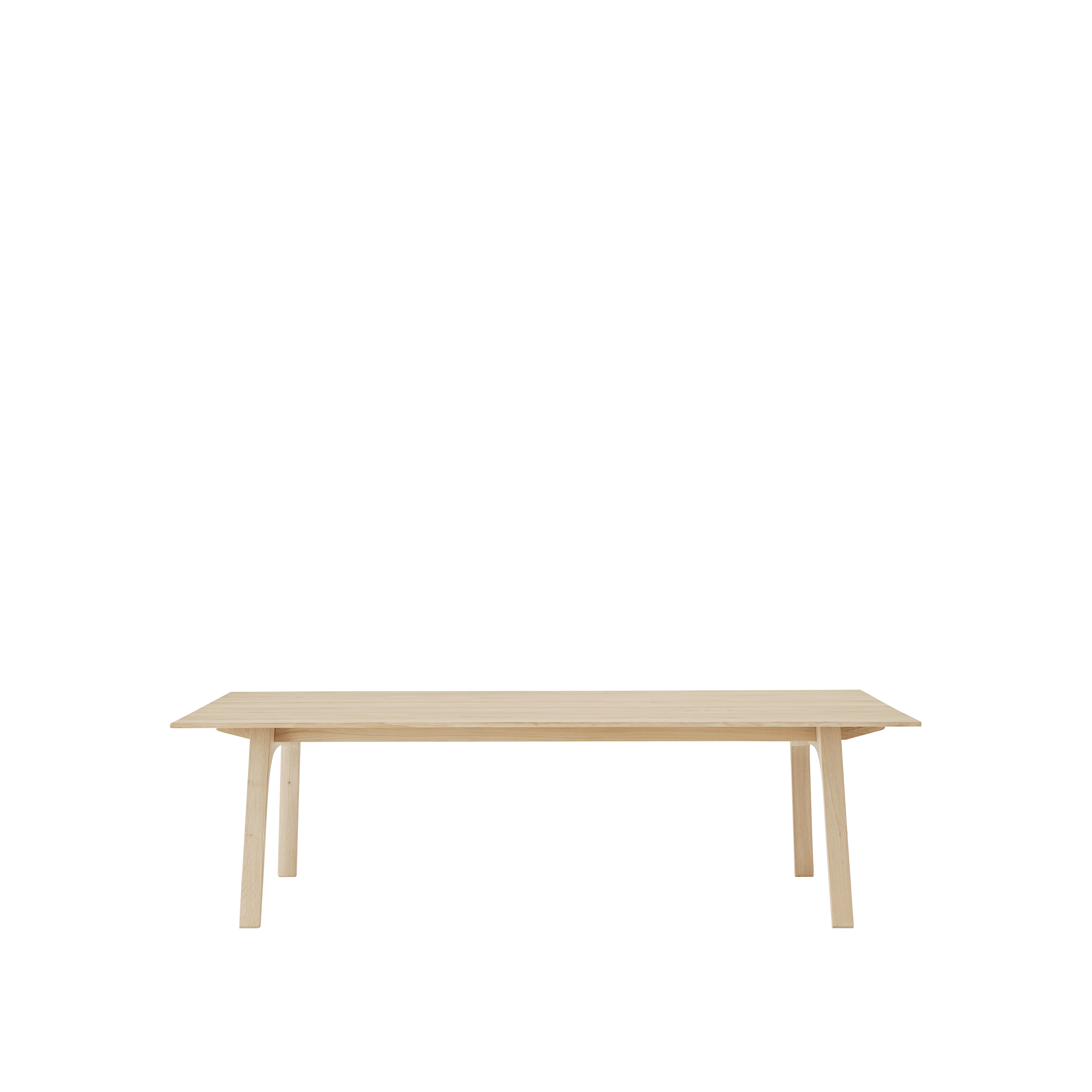 Uitschuifbare tafel EARNEST eiken olie behandeld