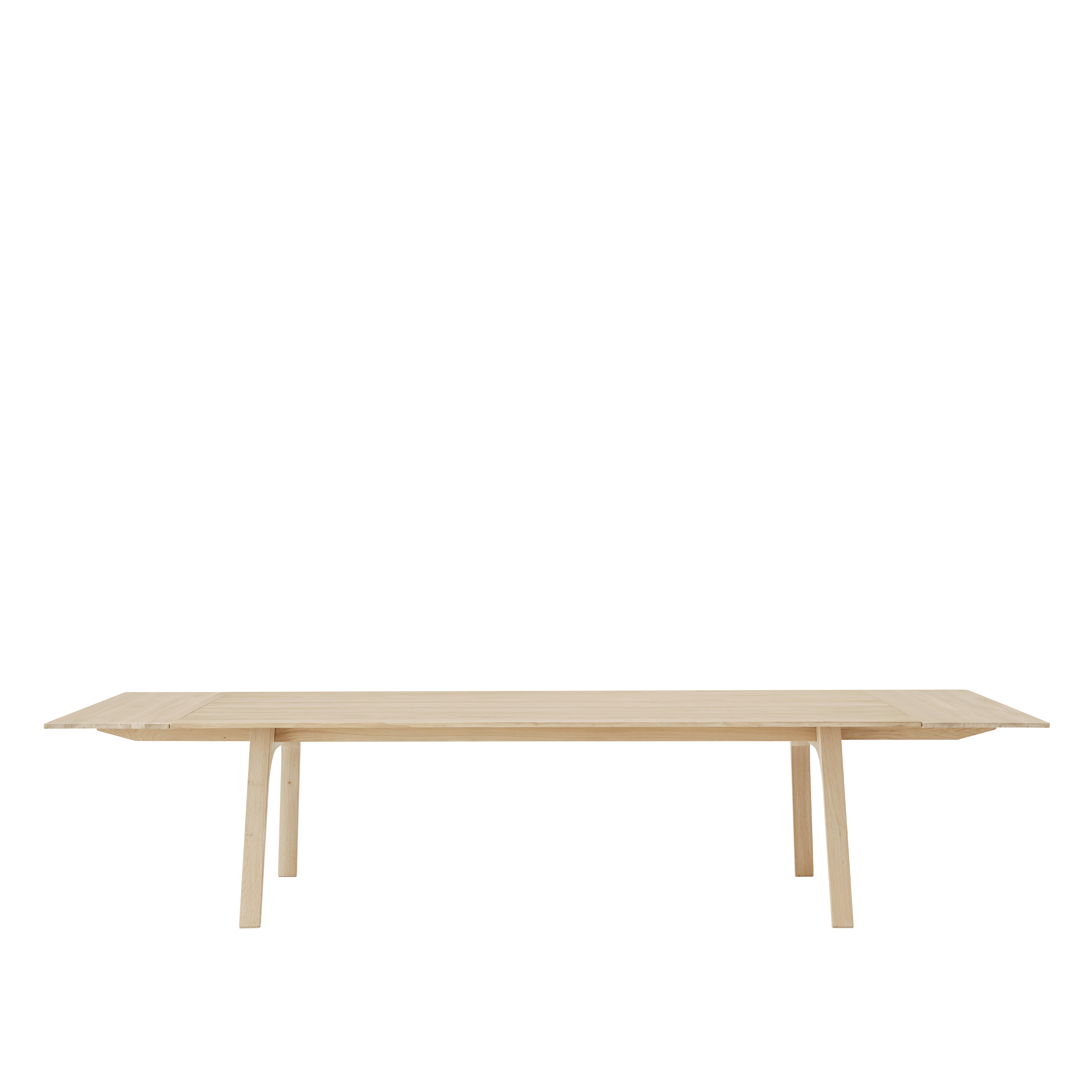 Uitschuifbare tafel EARNEST eiken olie behandeld