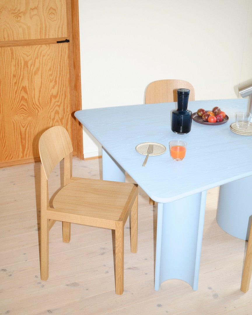 WORKSHOP Chair in Veneer and Oak Wood