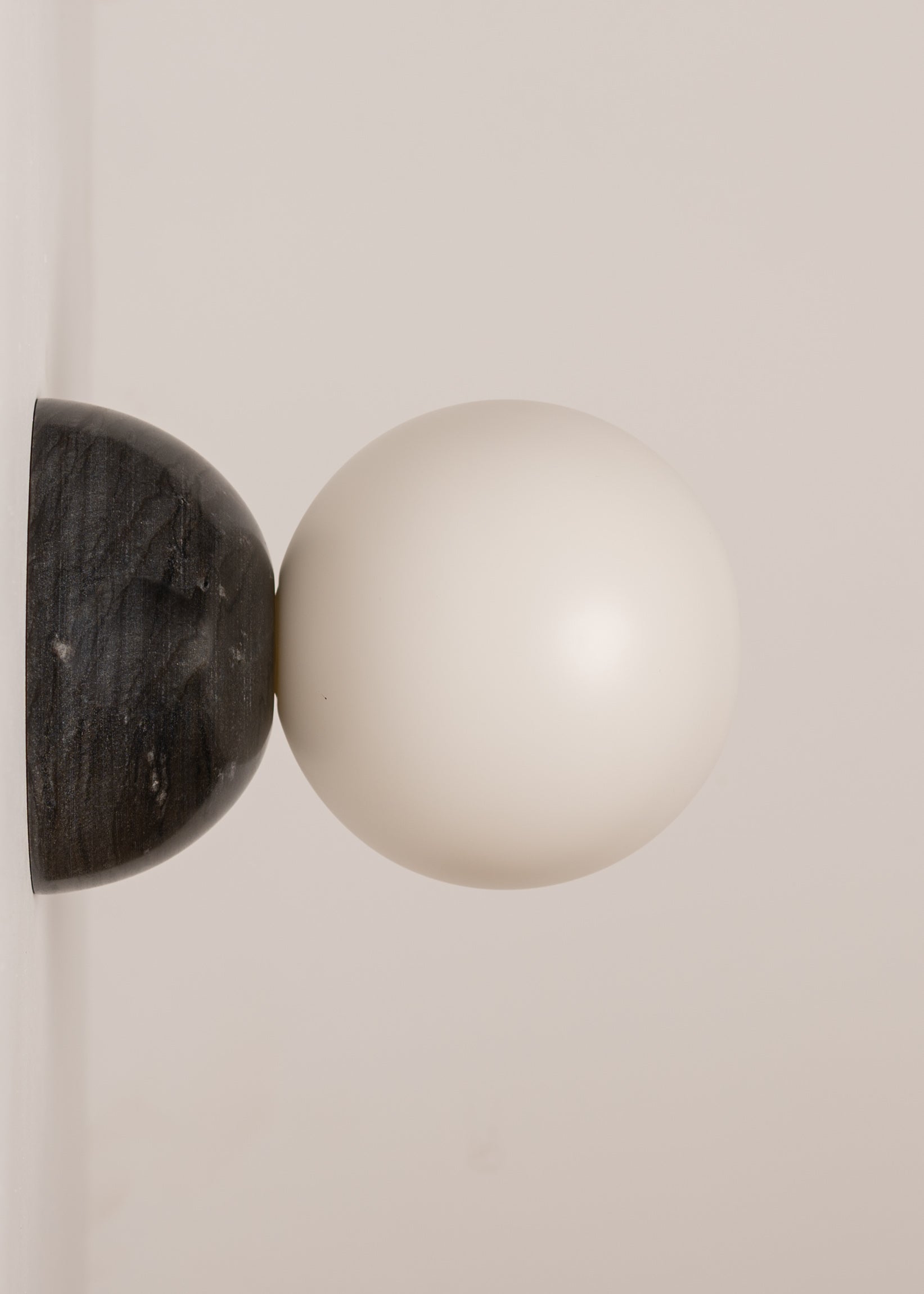 Wandlamp EKLIPSO zwart marmer