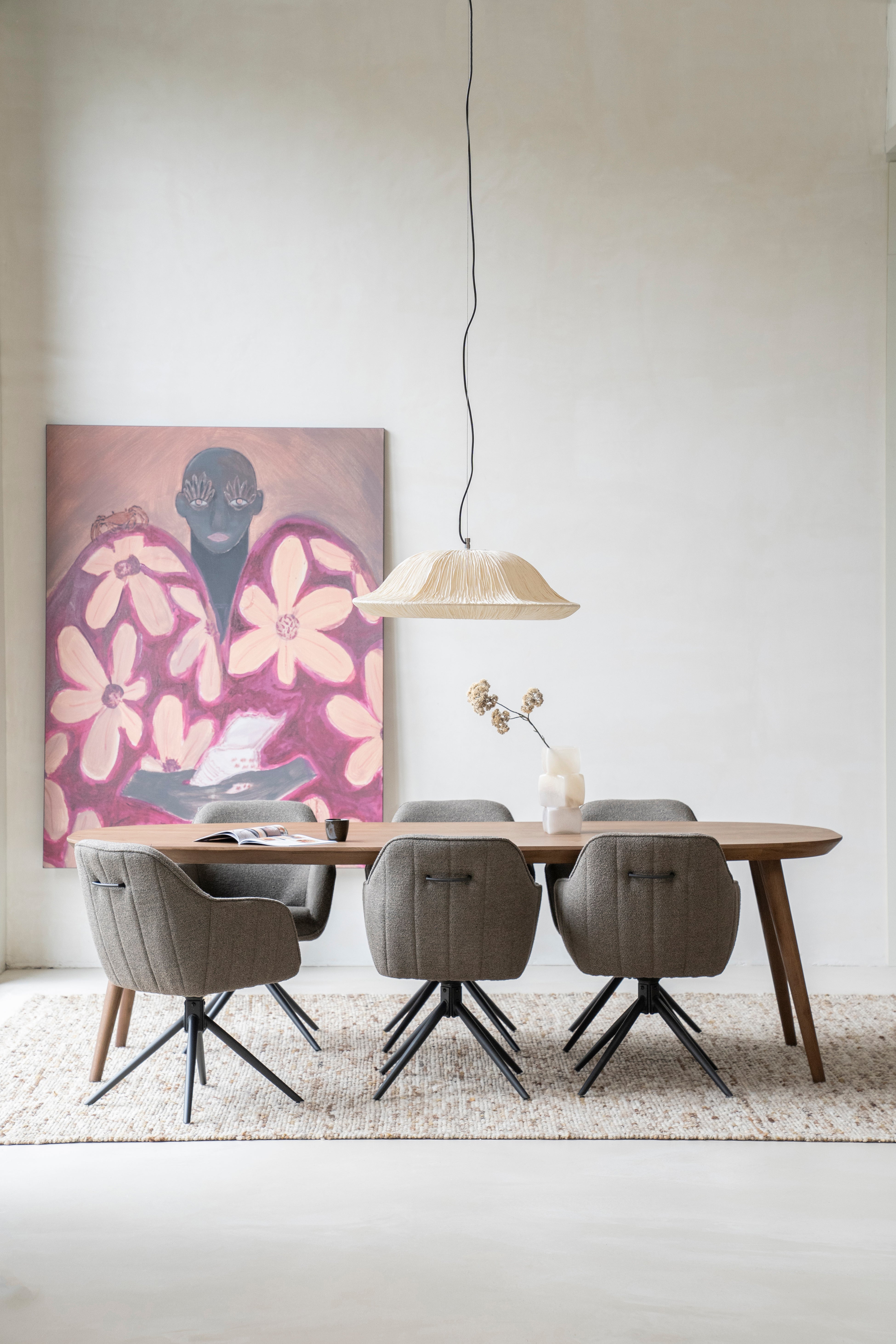 Tafel ELIJAH donker eikenhout