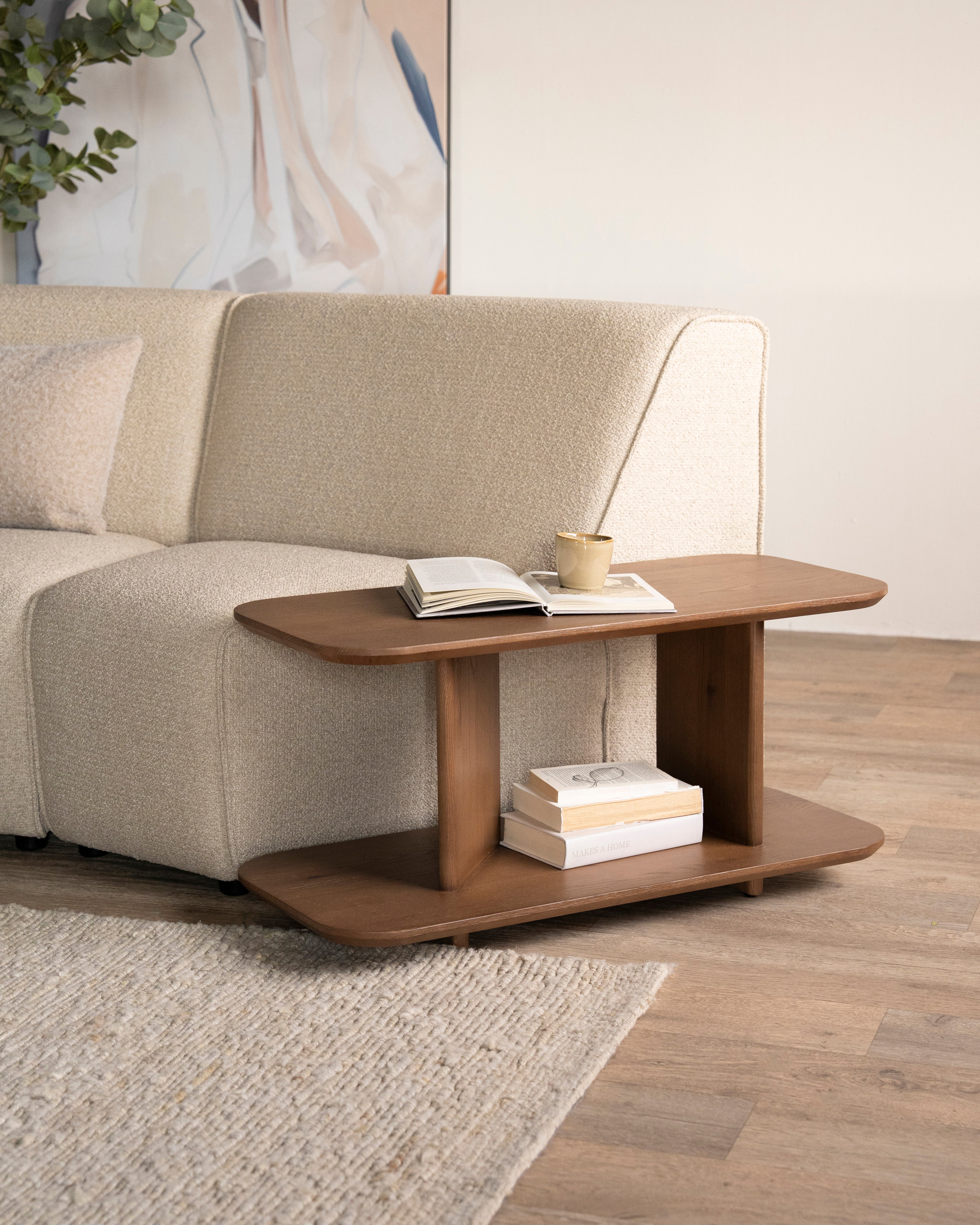 Zijtafel TY donker eikenhout