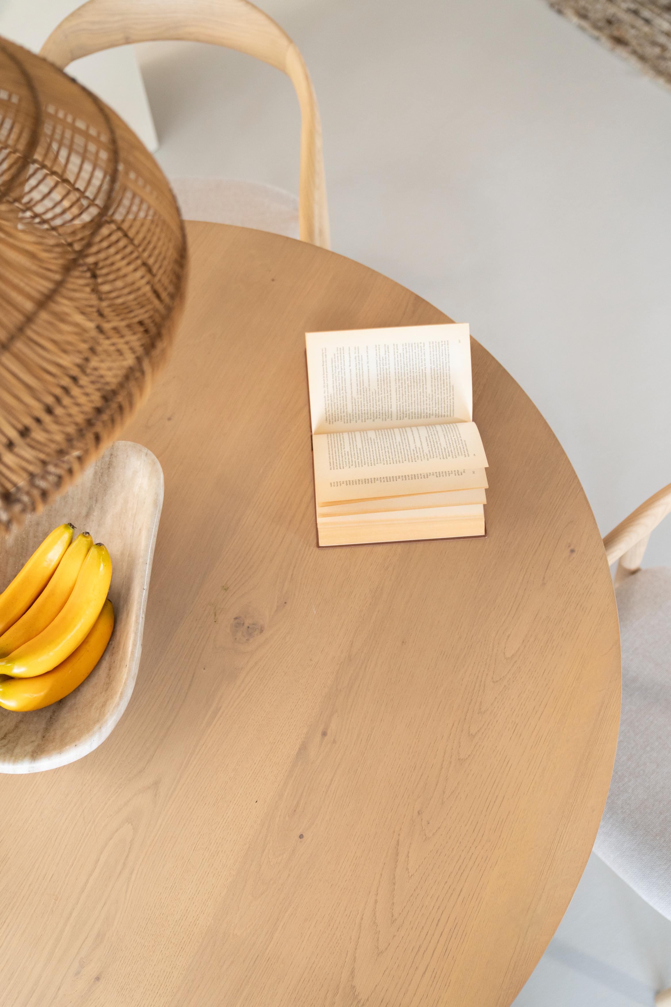 Round Table NOLA Oak Veneer