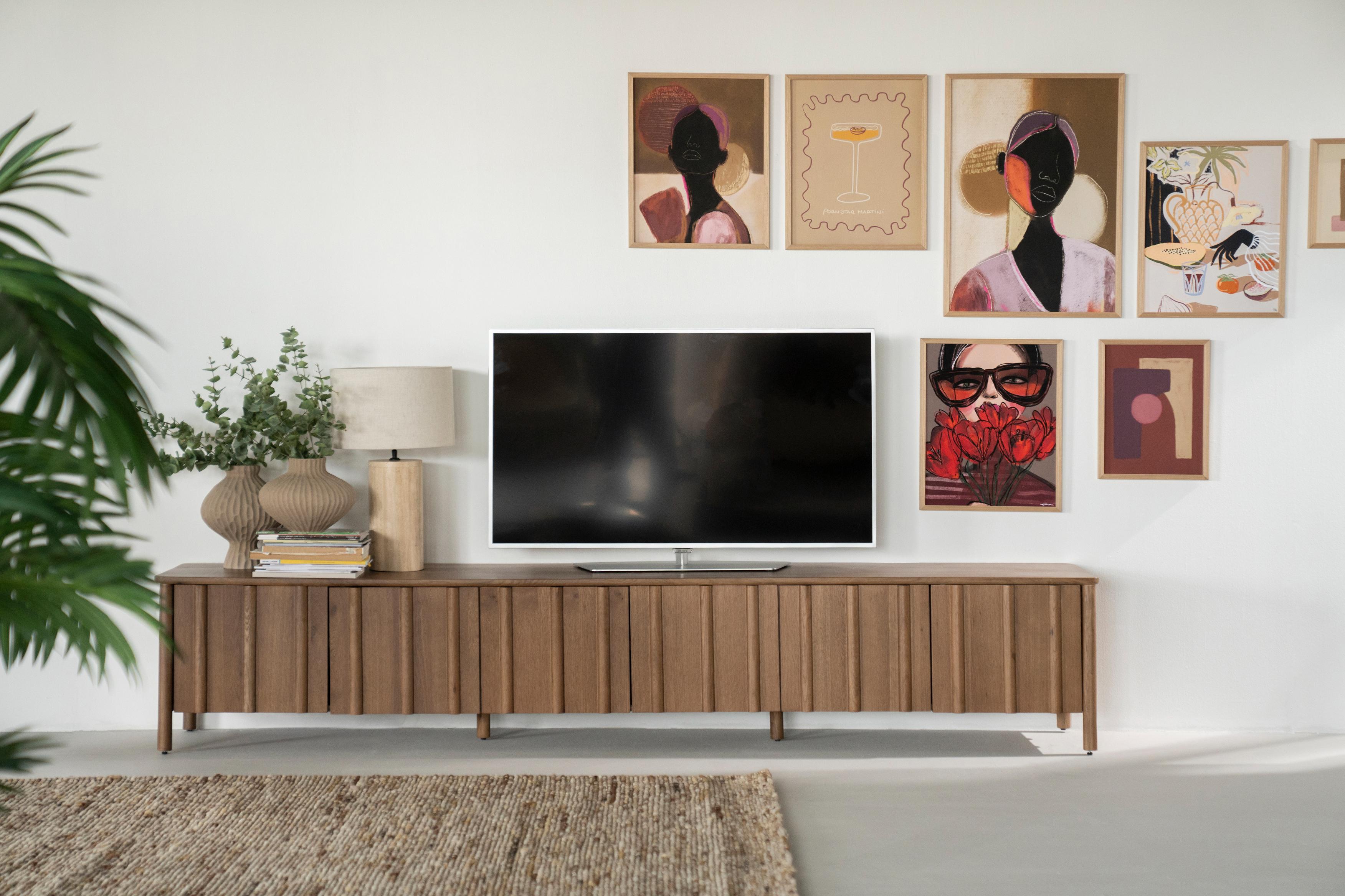 JAKE RTV Cabinet Oak Wood