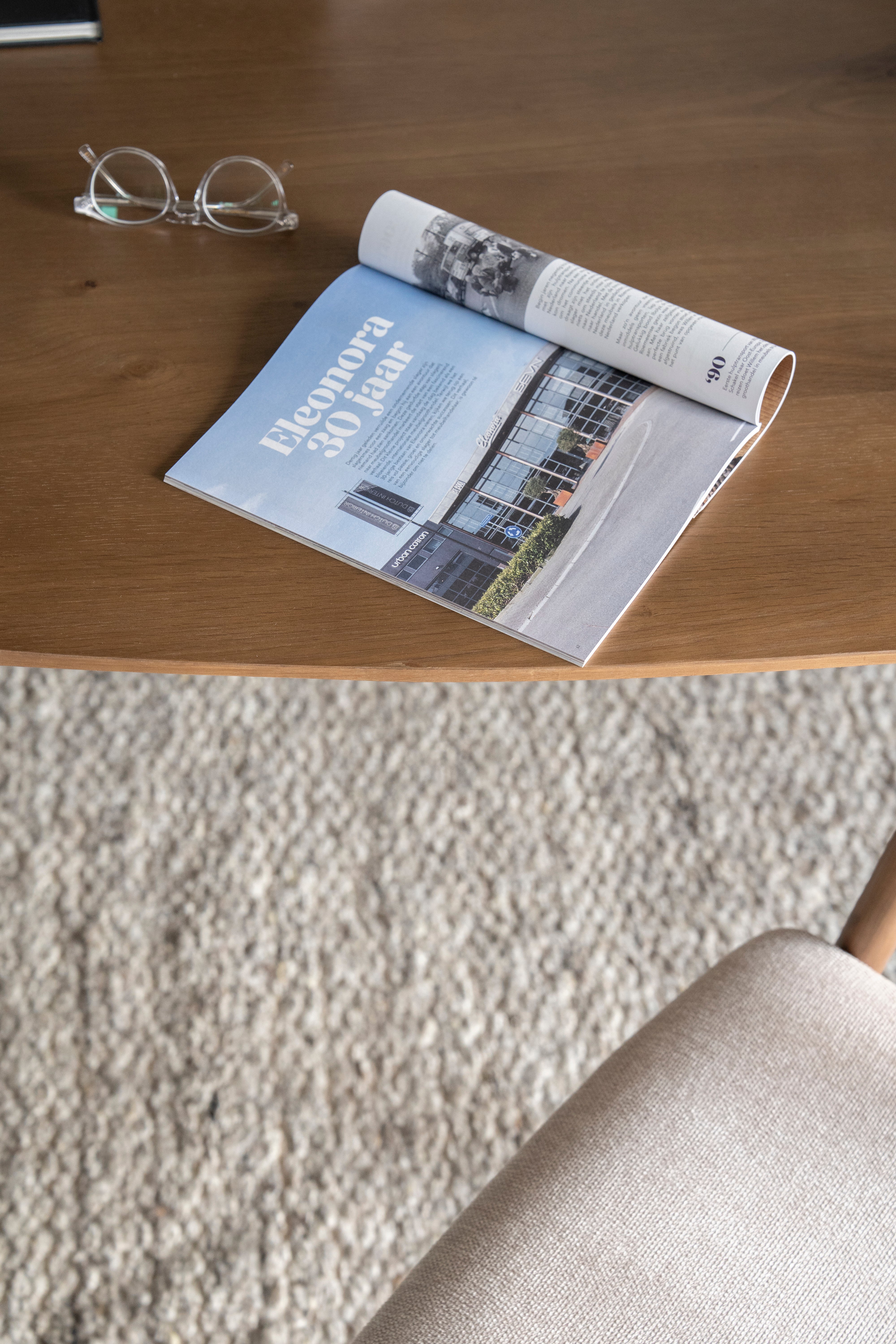 Tafel ELIJAH donker eikenhout