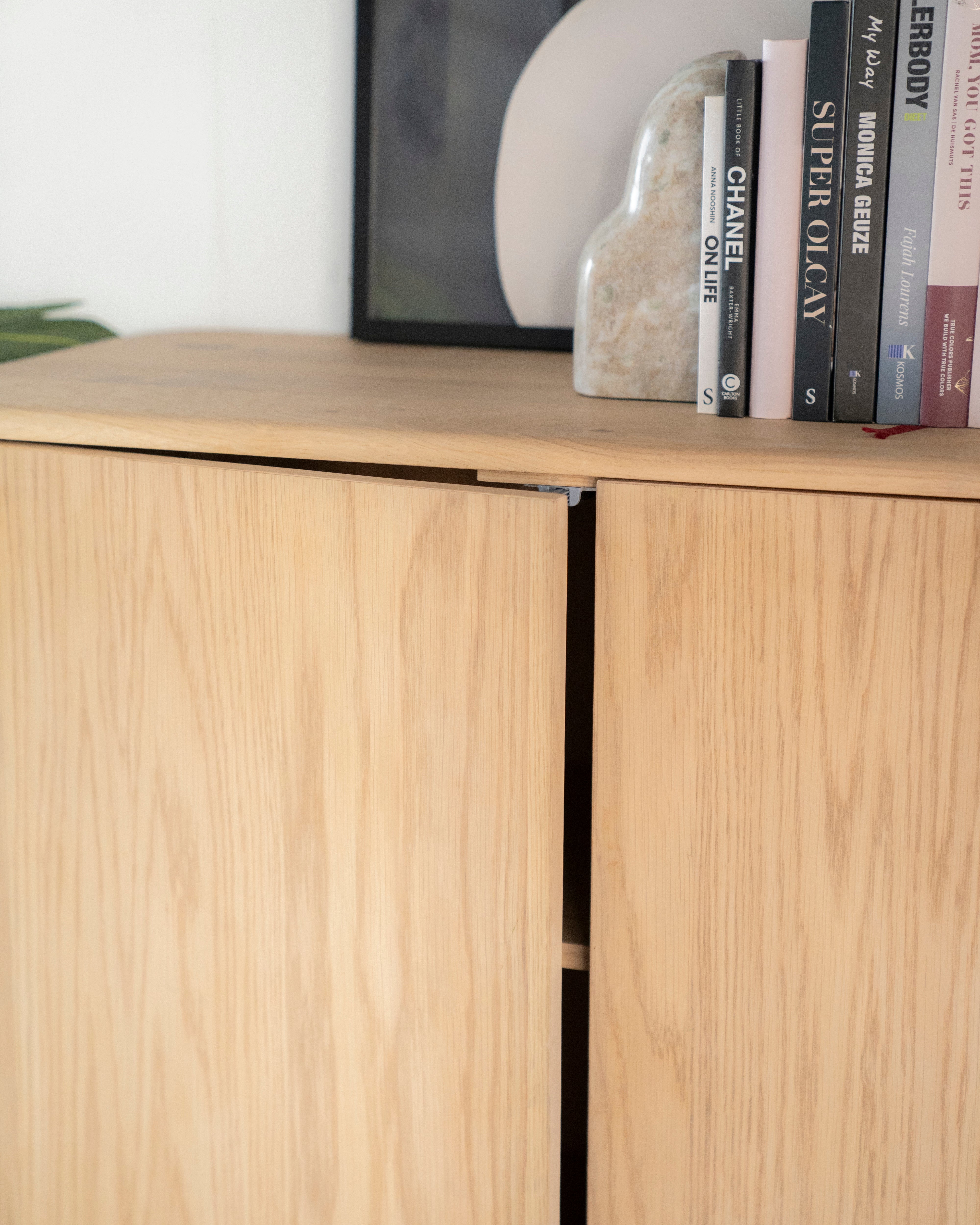 HARVEY high cabinet oak wood