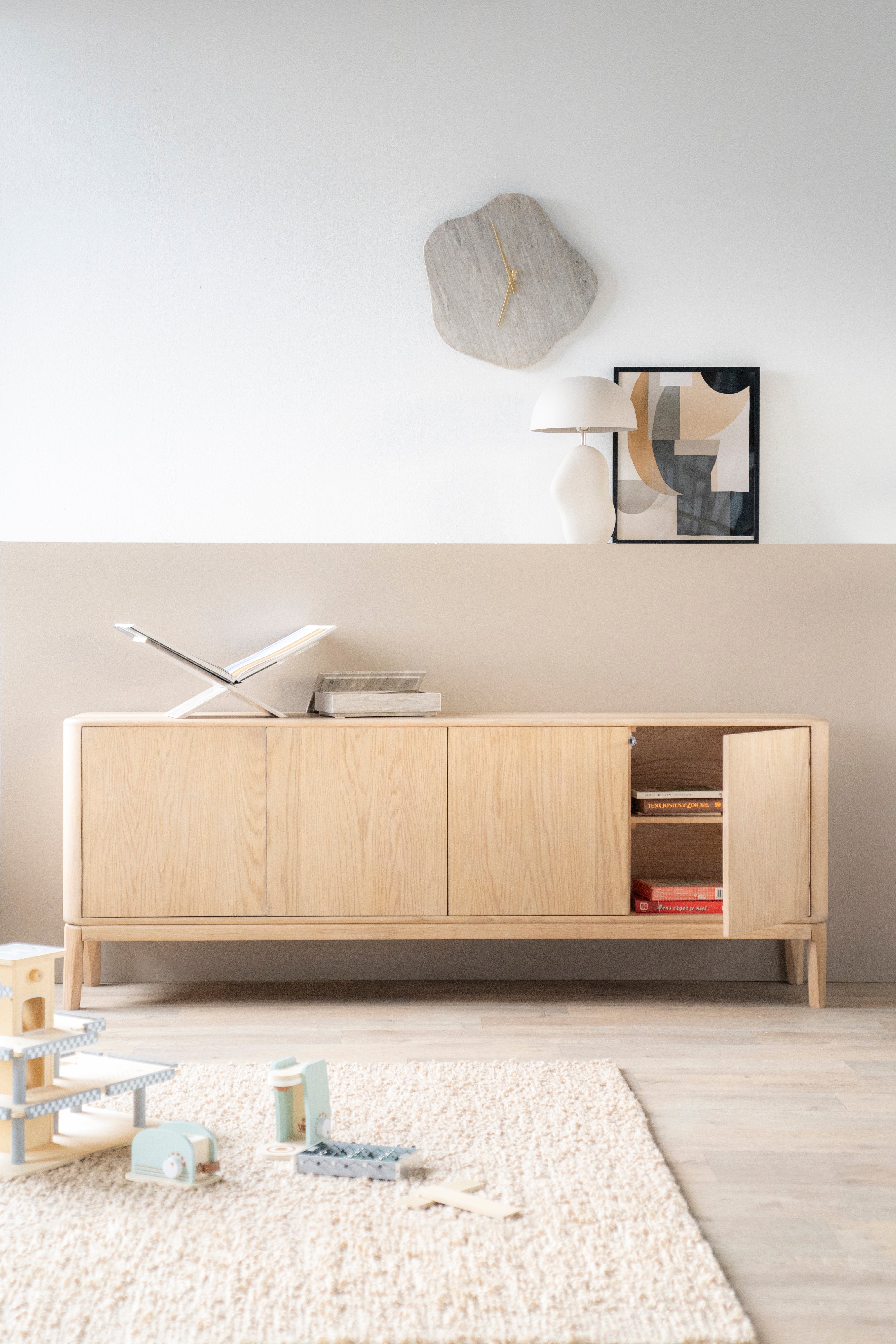 Kast HARVEY eikenhout