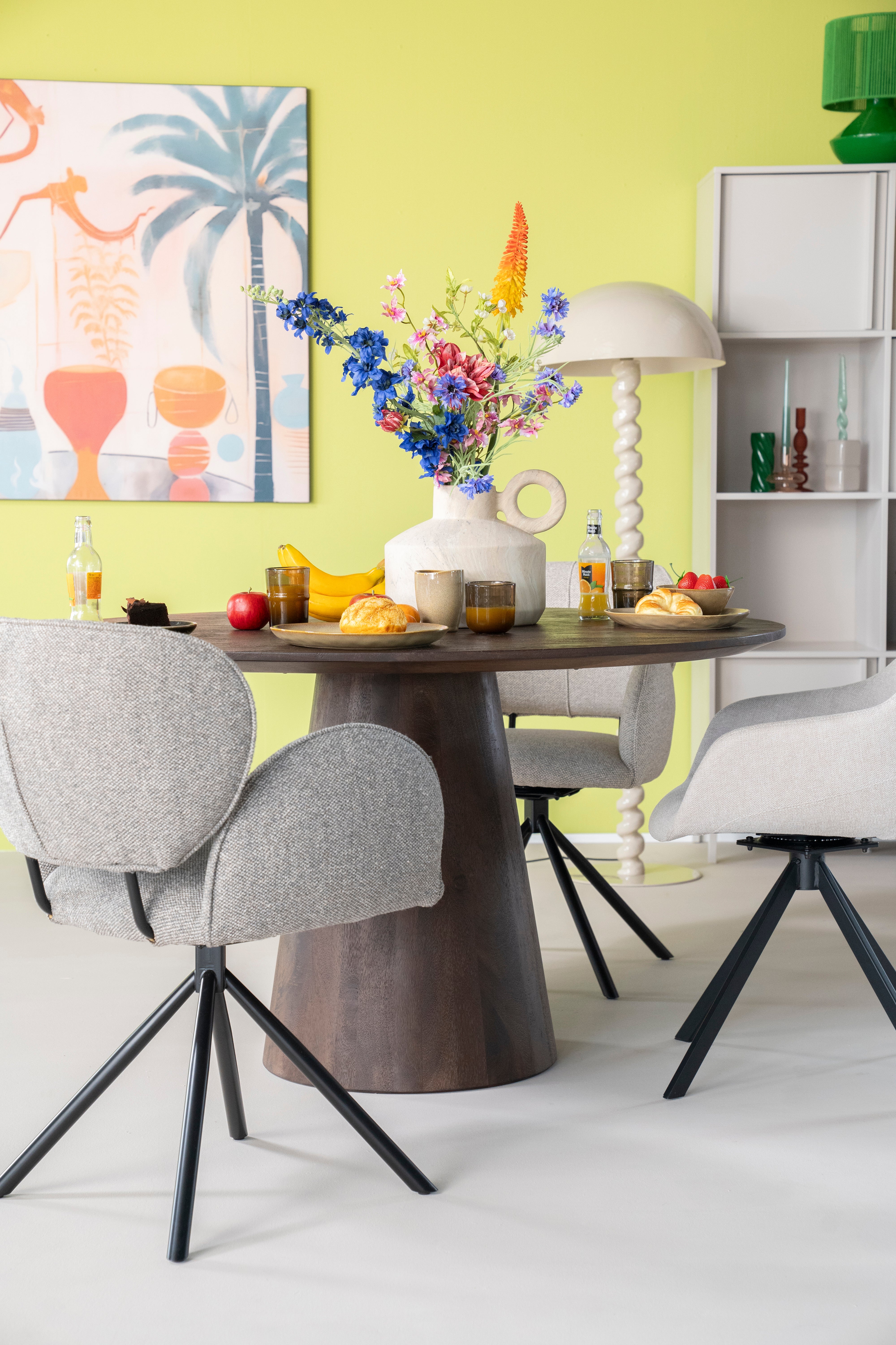 ARON round table mango wood