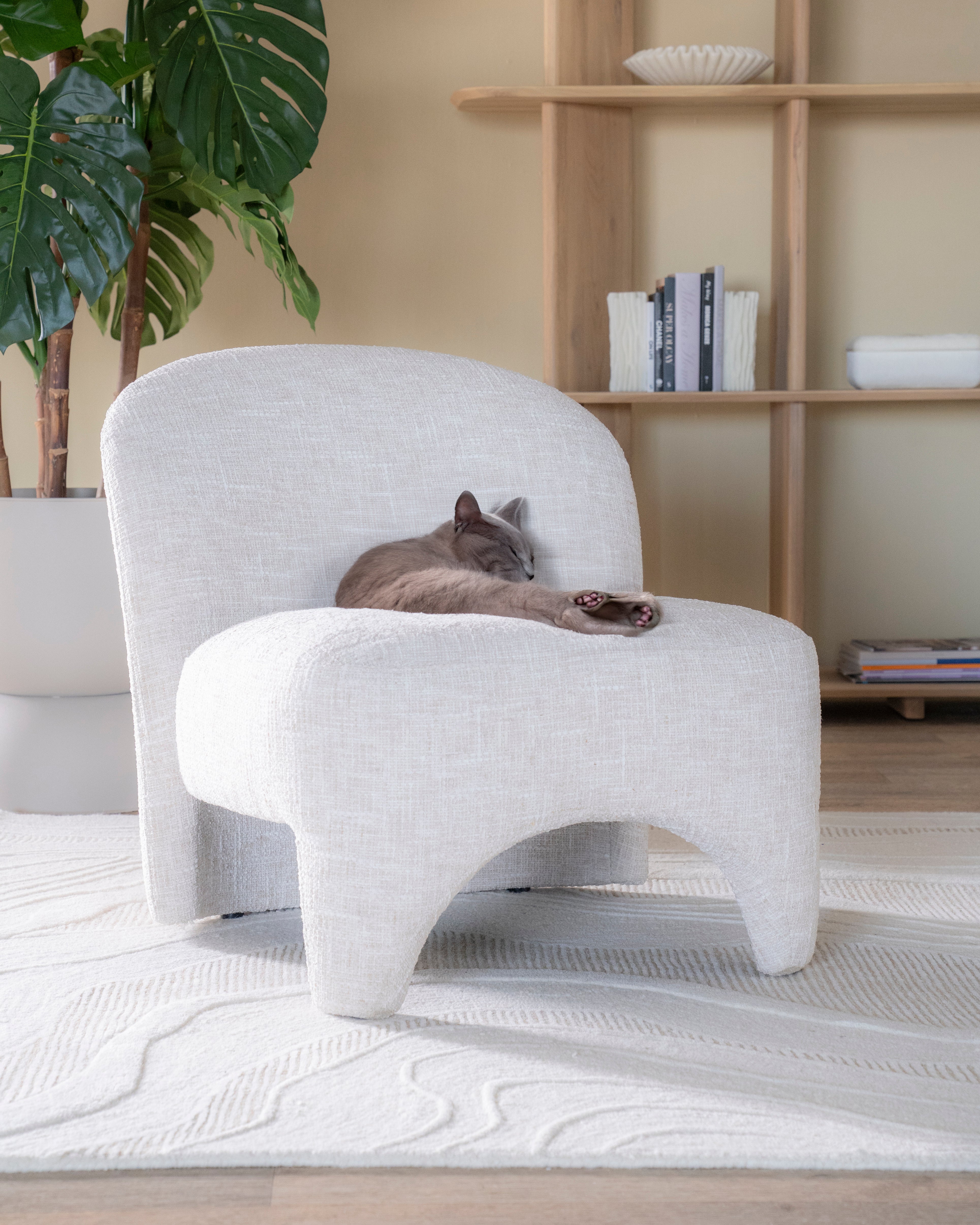 OWEN armchair light beige