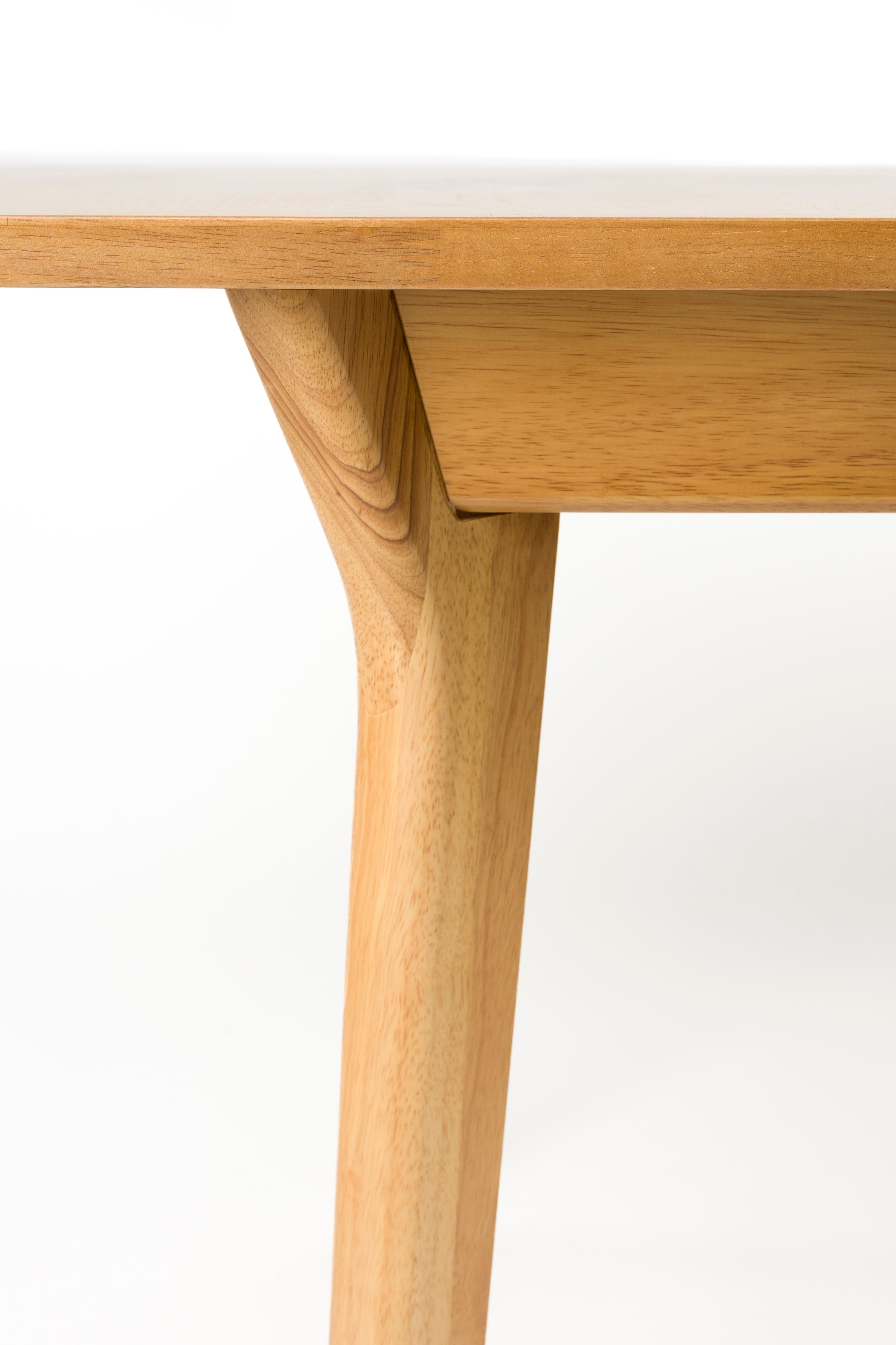 Uitschuifbare tafel ELLEN rubberhout