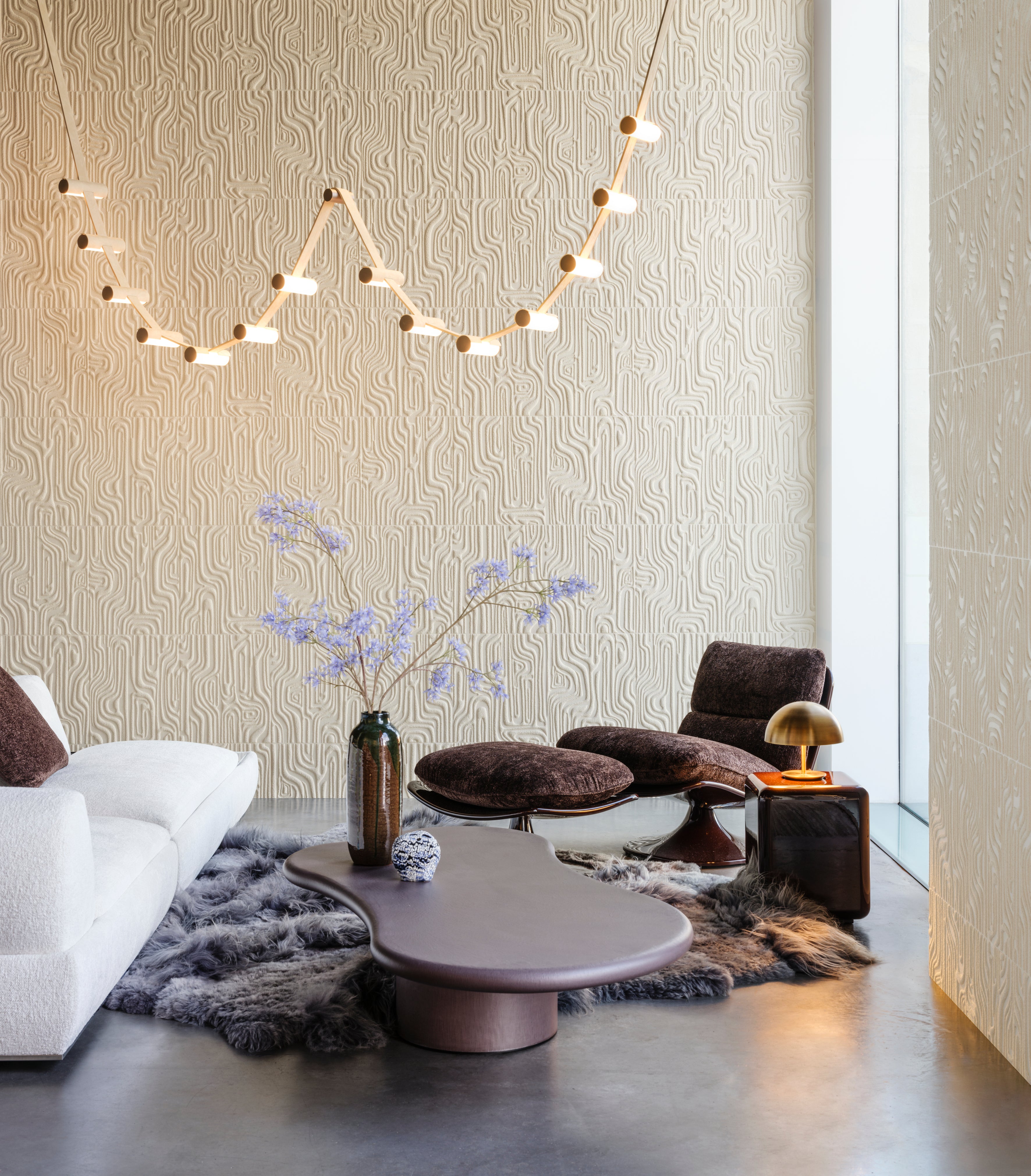 Textil-Tapete CLOUD creme