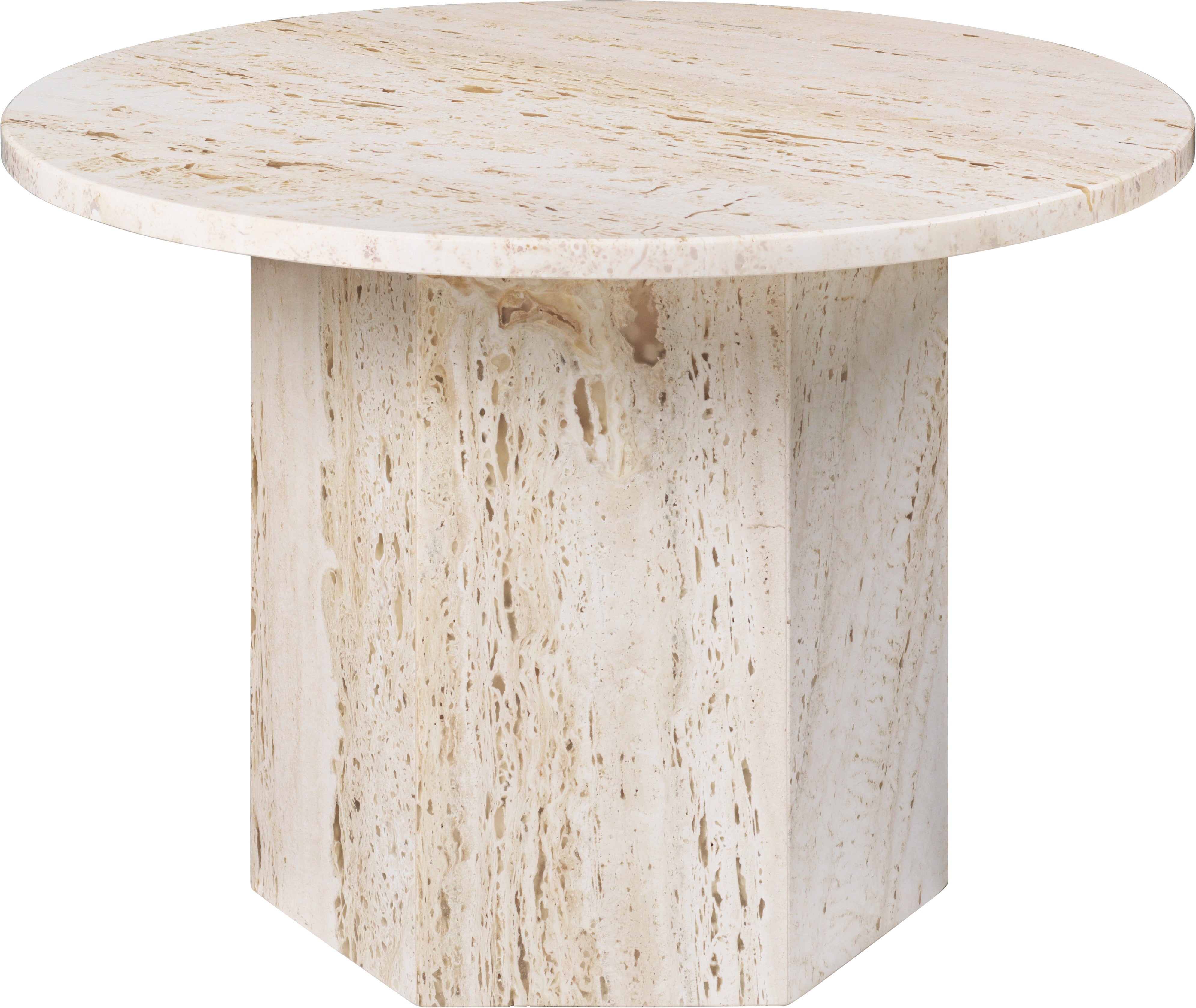 EPIC cream travertine coffee table