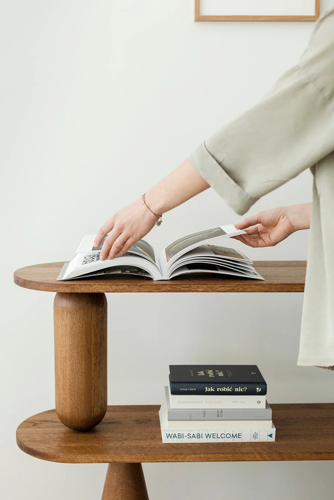 VAZOO Oak Wood Shelf