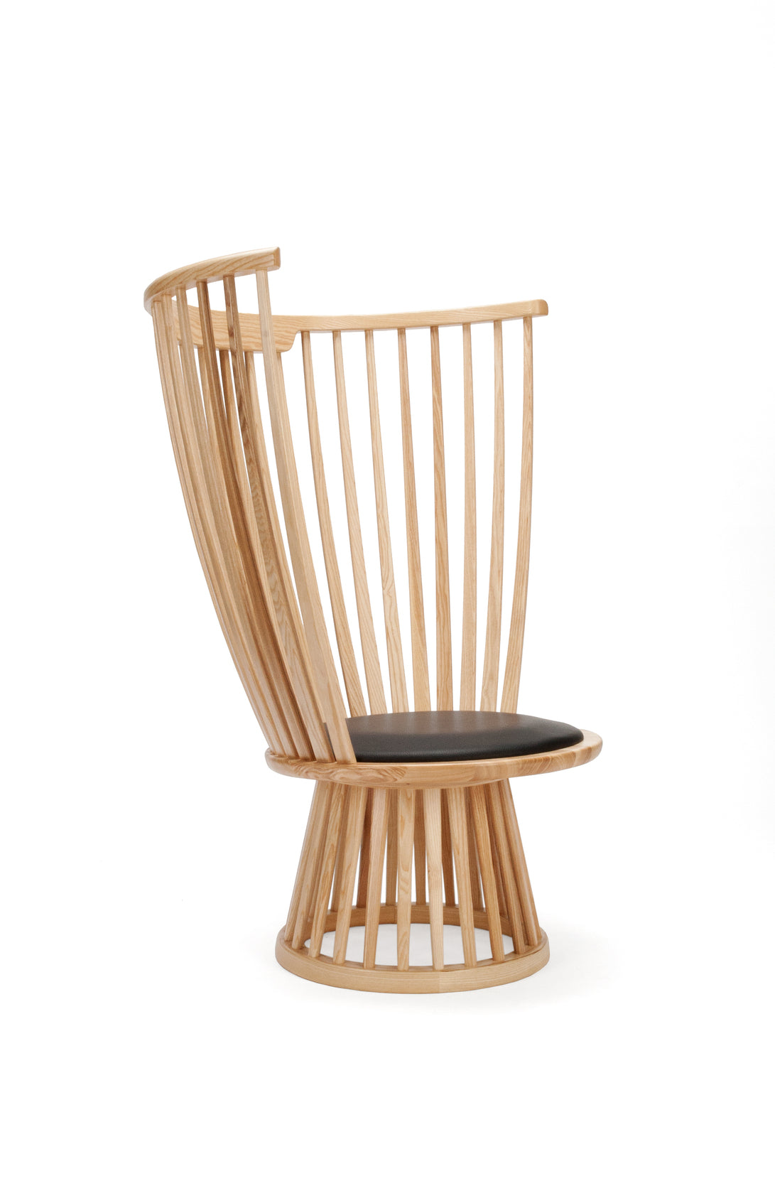 Fauteuil FAN van essenhout