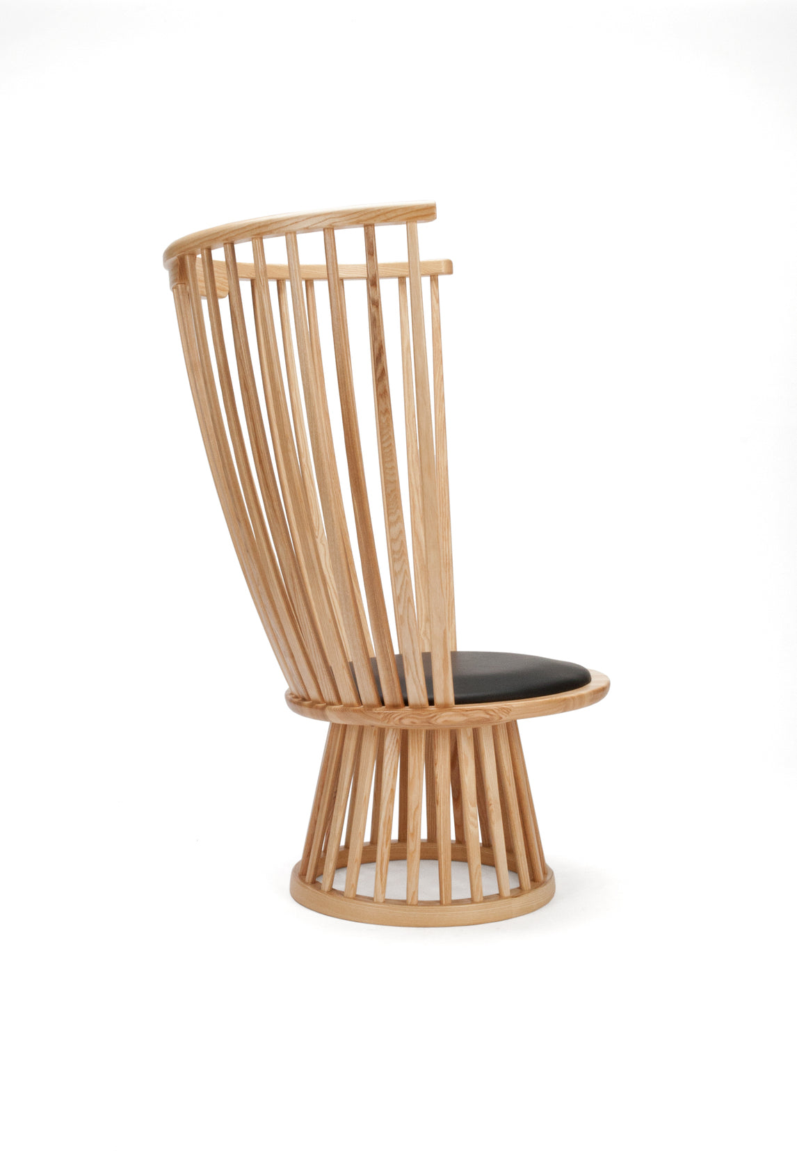 Fauteuil FAN van essenhout