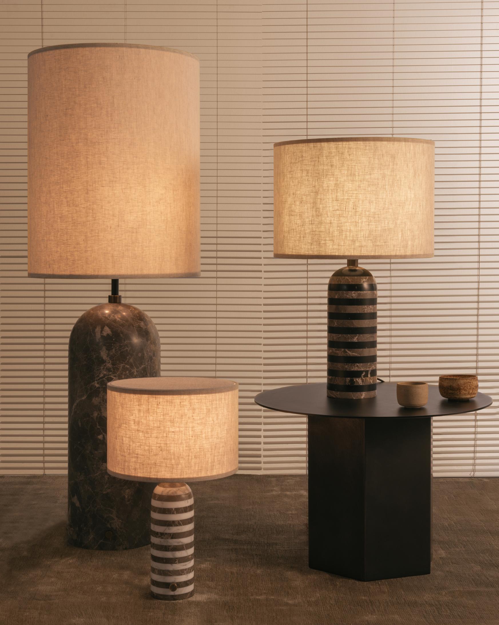 GRAVITY XL Floor Lamp Gray Marble