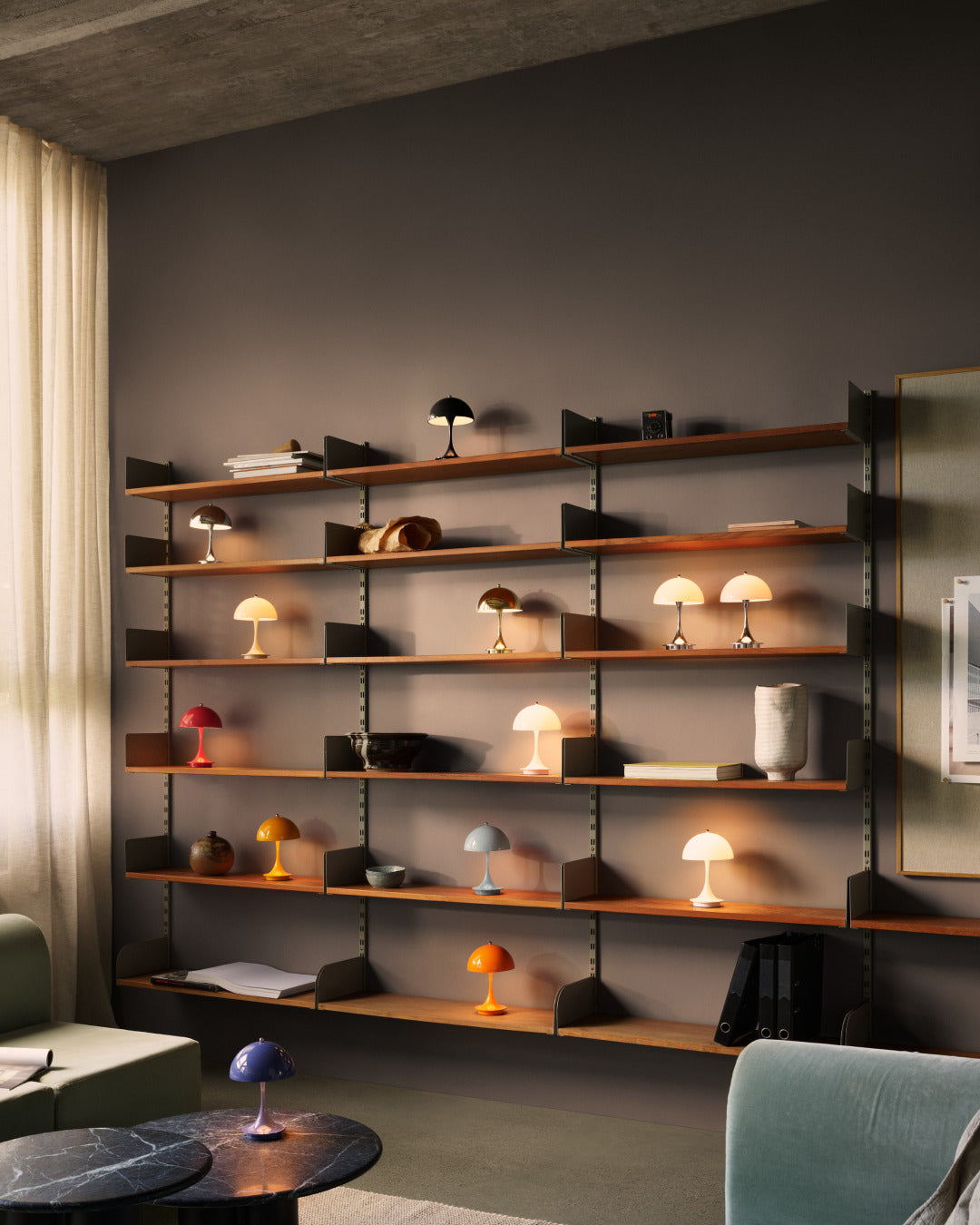 Tragbare Lampe PANTHELLA 160 blassrosa