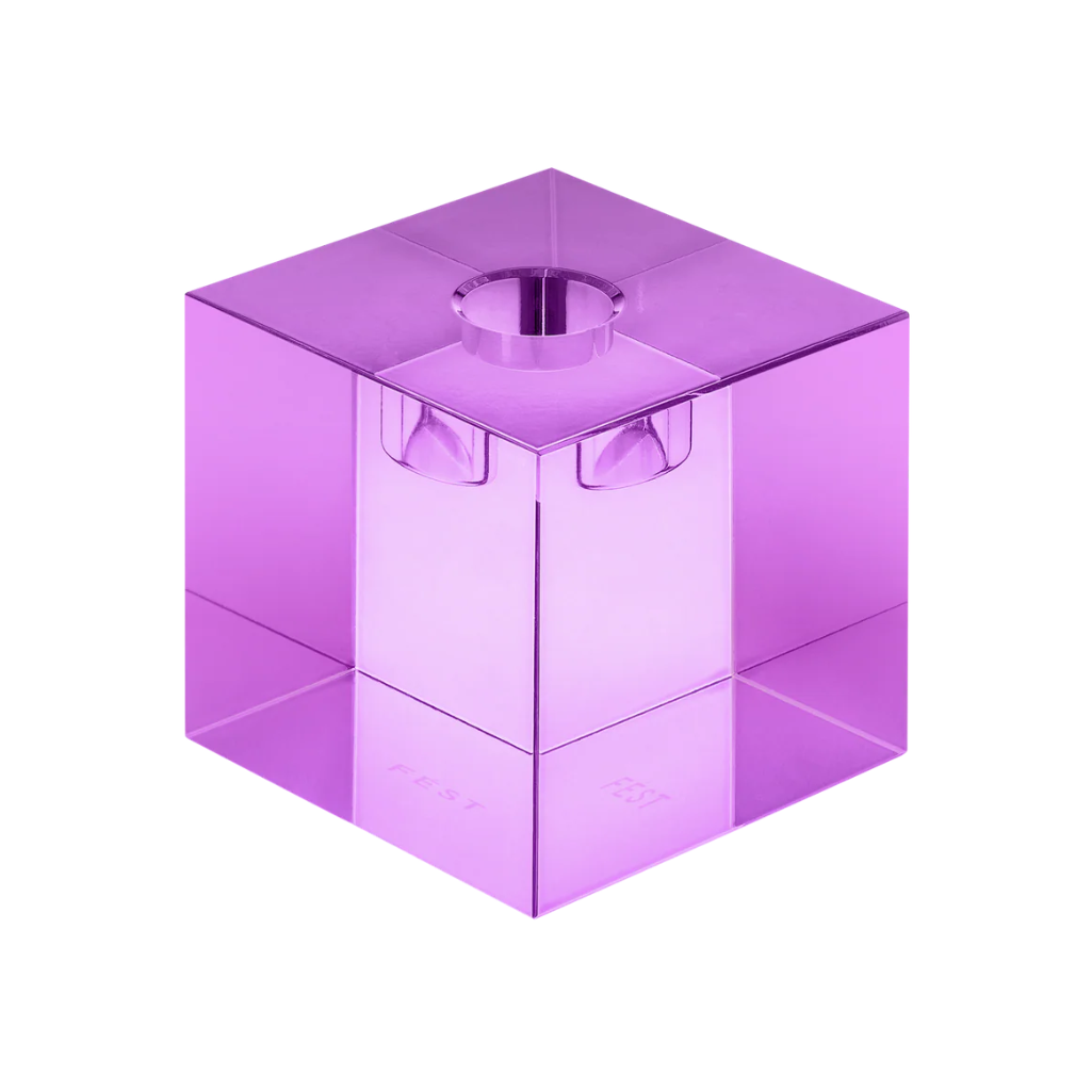 Kaarsenhouder OTTO paars