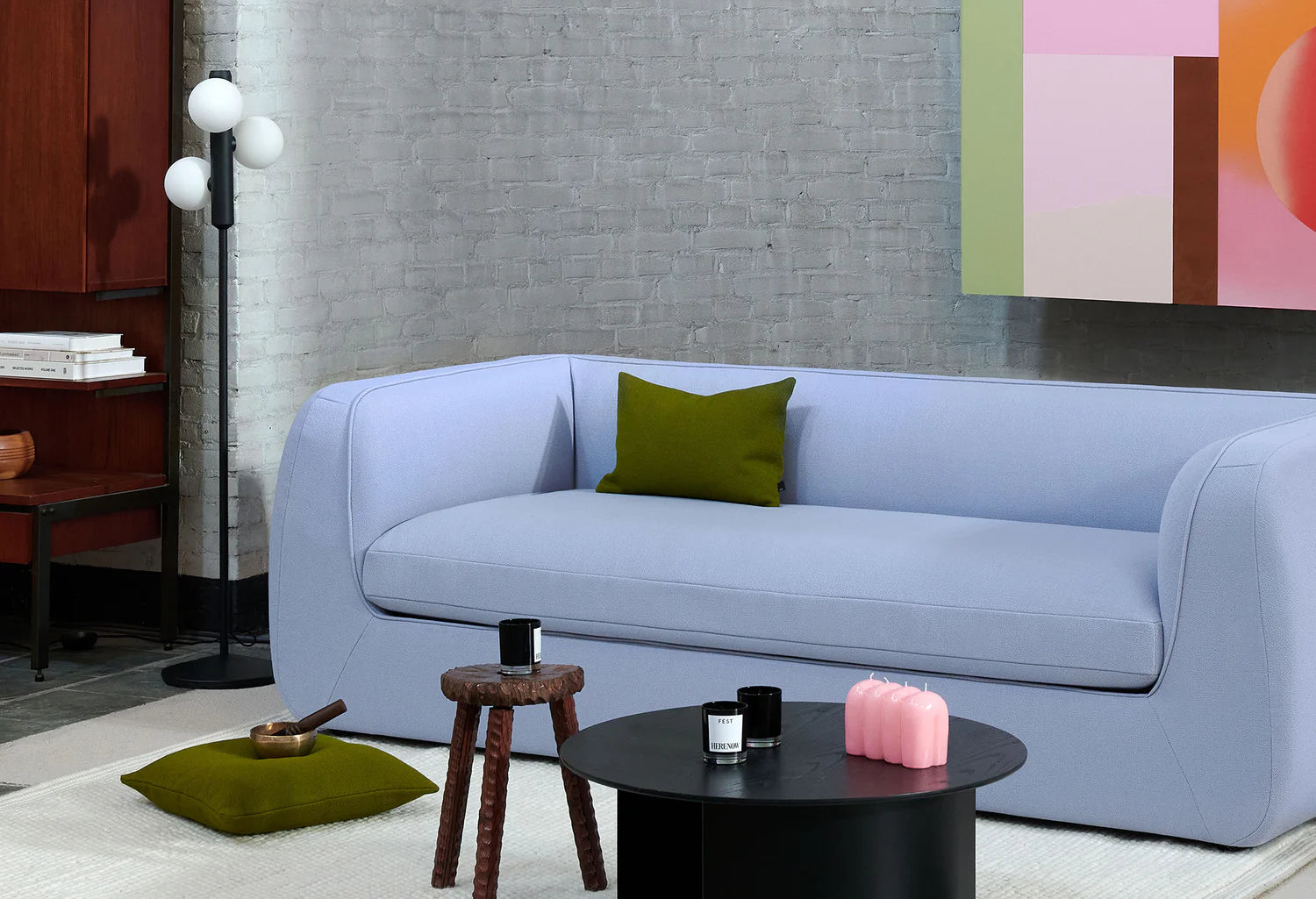 KAKTEE Beige Floor Lamp